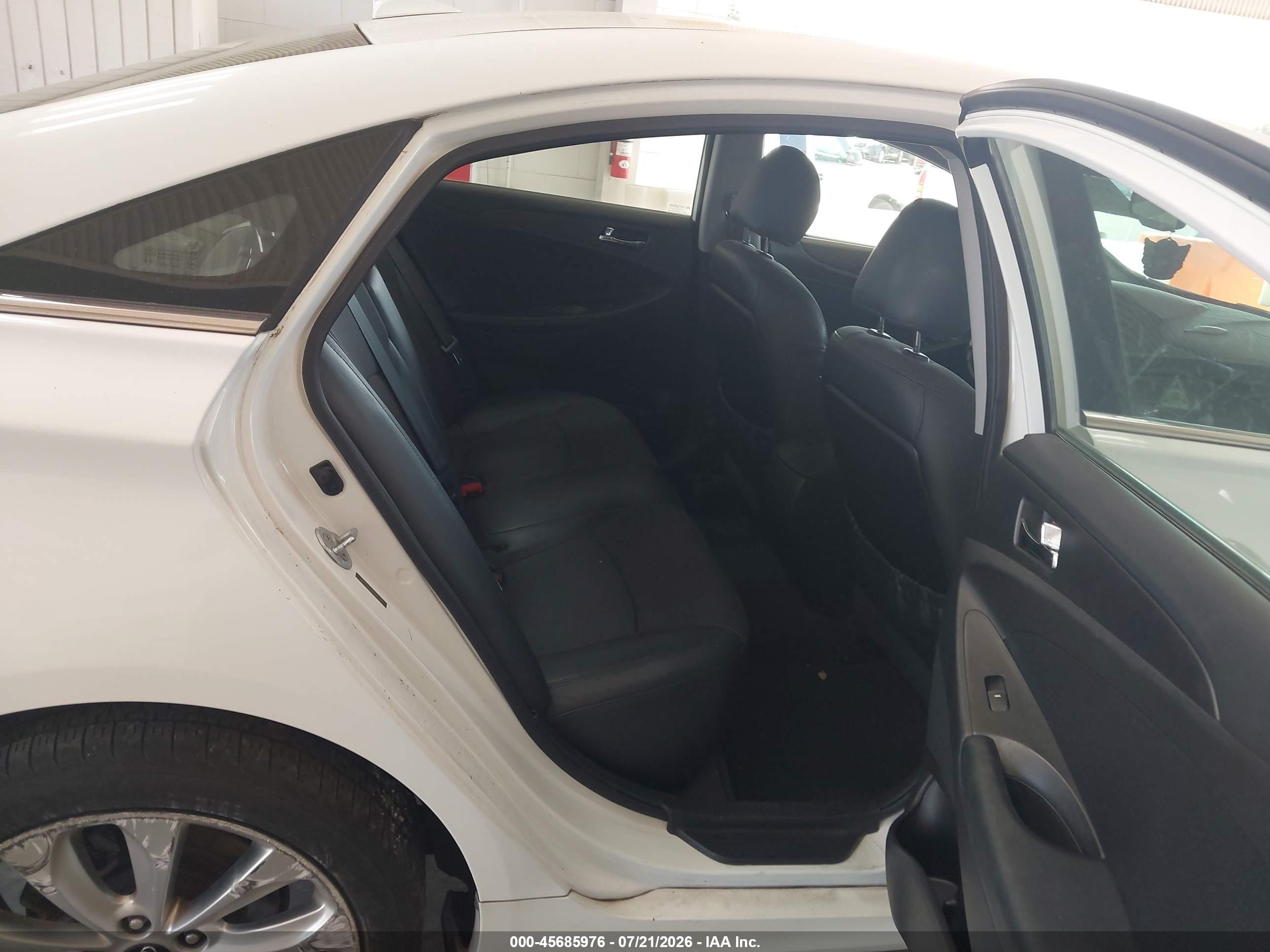 2013 Hyundai Sonata Se White vin: 5NPEC4AC6DH518796