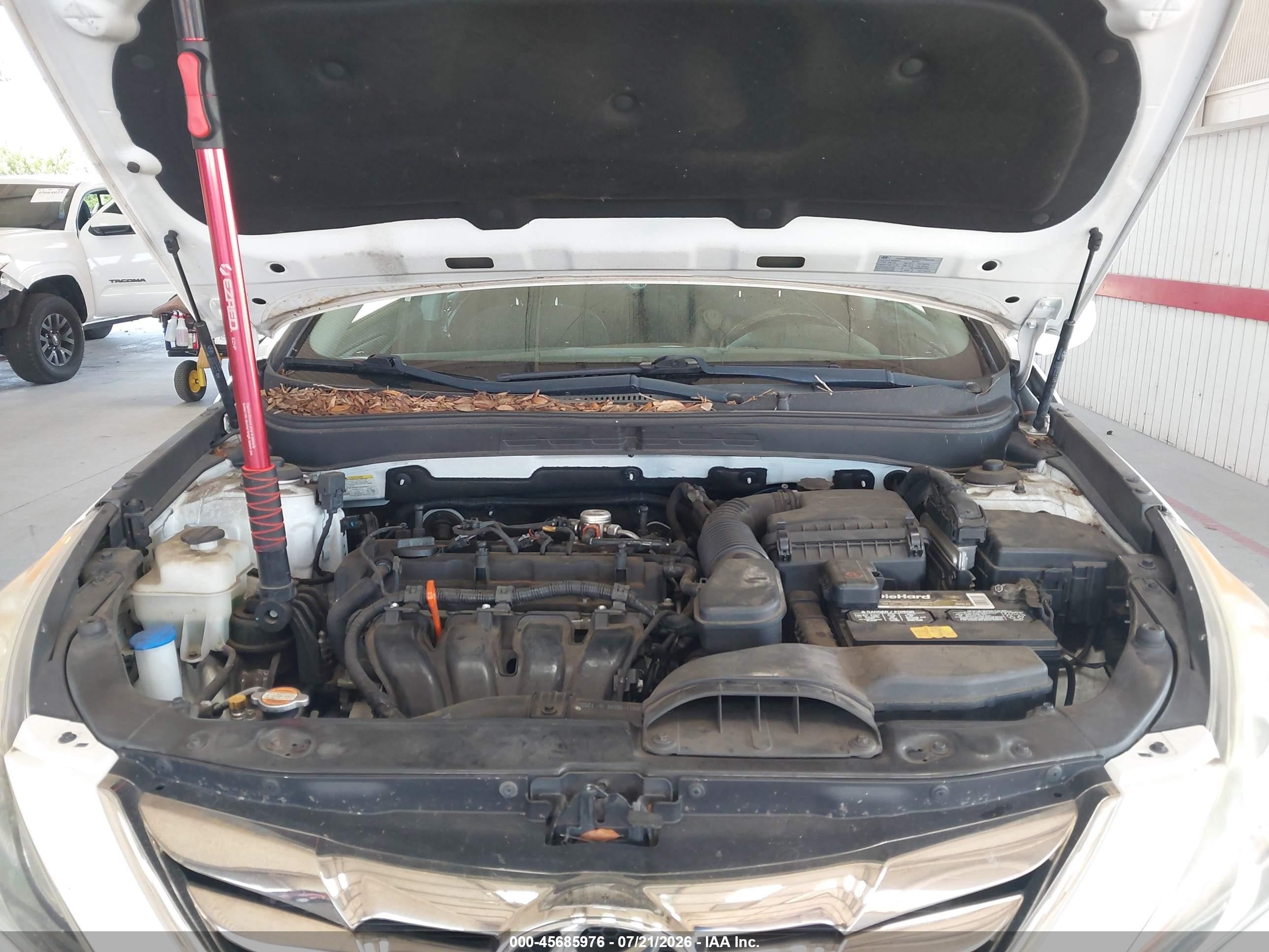 2013 Hyundai Sonata Se White vin: 5NPEC4AC6DH518796