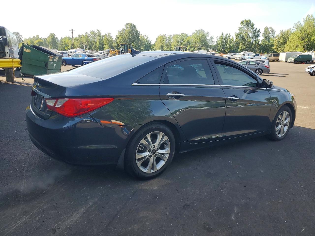 2013 Hyundai Sonata Limited Blue vin: 5NPEC4AC6DH527417