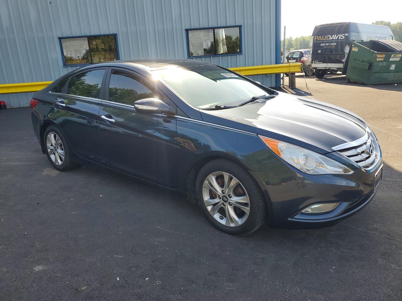 2013 Hyundai Sonata Limited Blue vin: 5NPEC4AC6DH527417