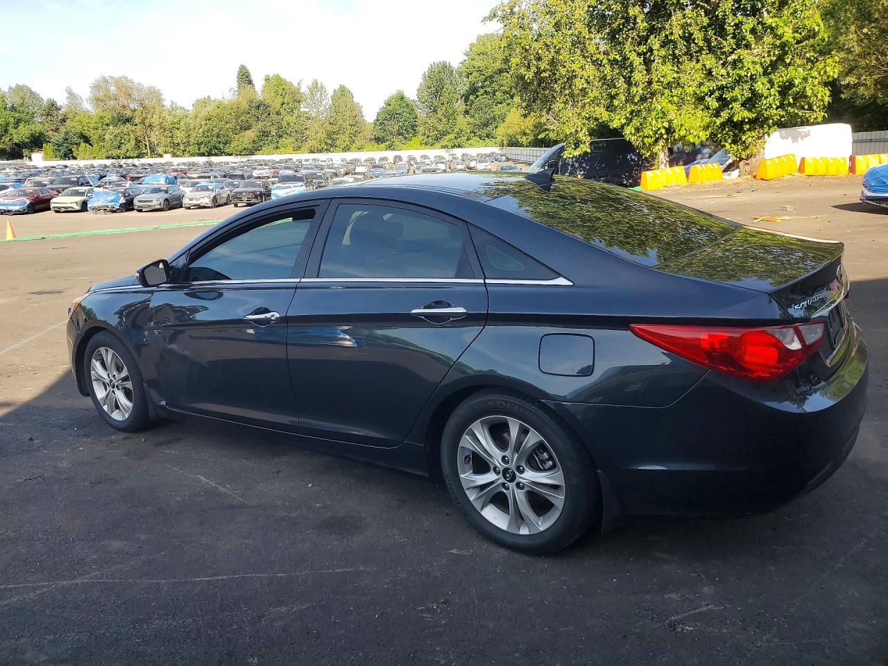 2013 Hyundai Sonata Limited Blue vin: 5NPEC4AC6DH527417