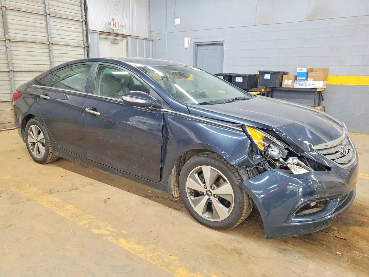 2013 Hyundai Sonata Limited Blue vin: 5NPEC4AC6DH536361
