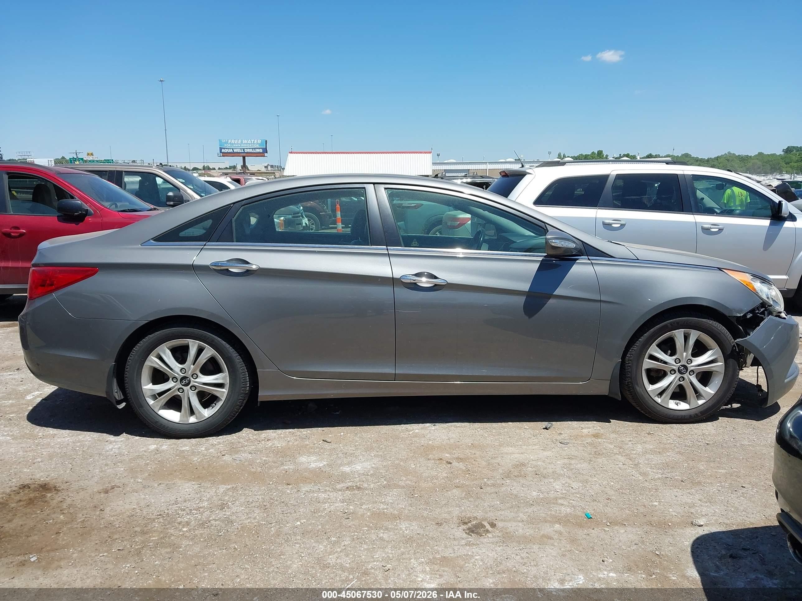 2013 Hyundai Sonata Limited Gray vin: 5NPEC4AC6DH583907