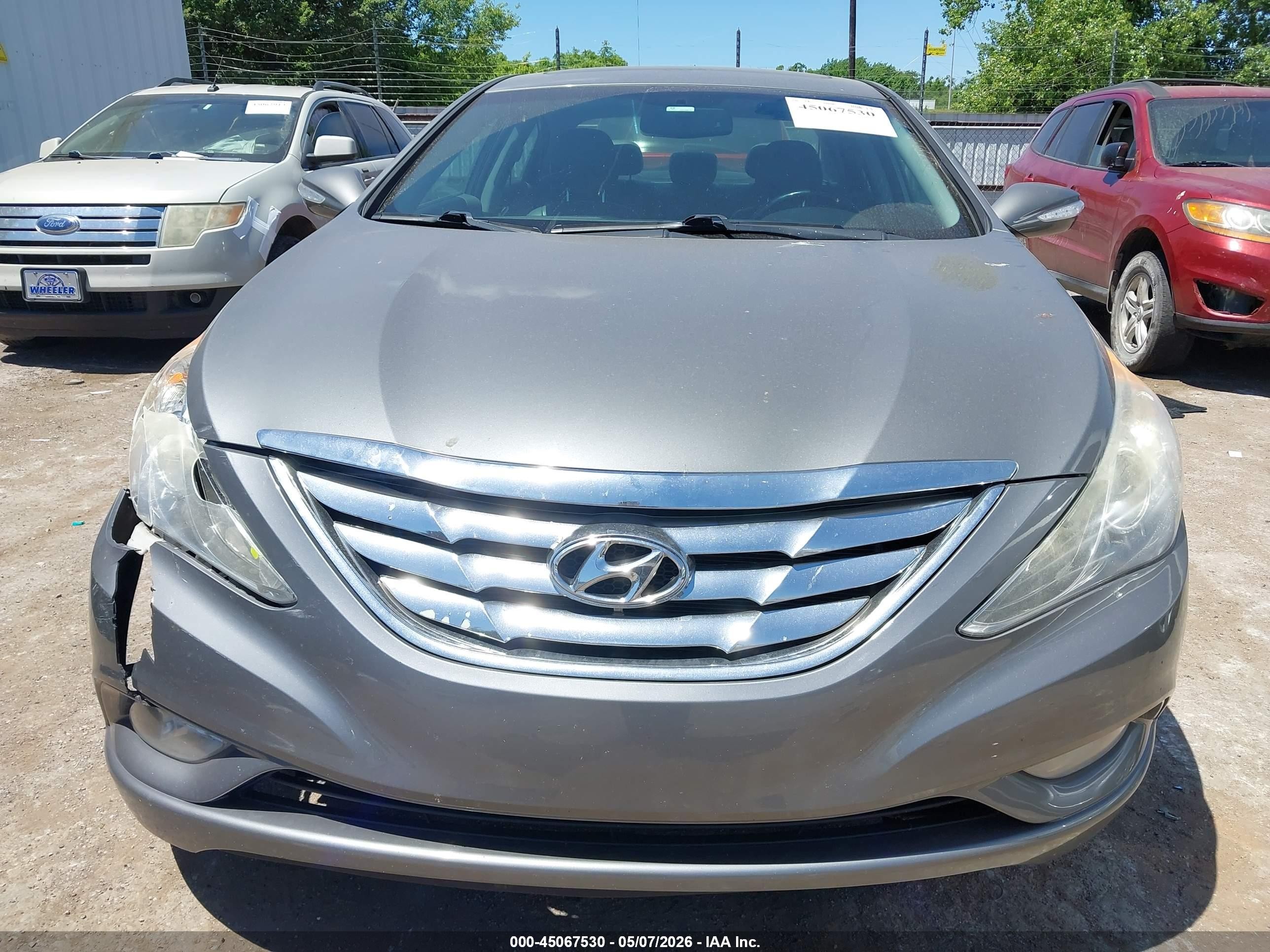 2013 Hyundai Sonata Limited Gray vin: 5NPEC4AC6DH583907