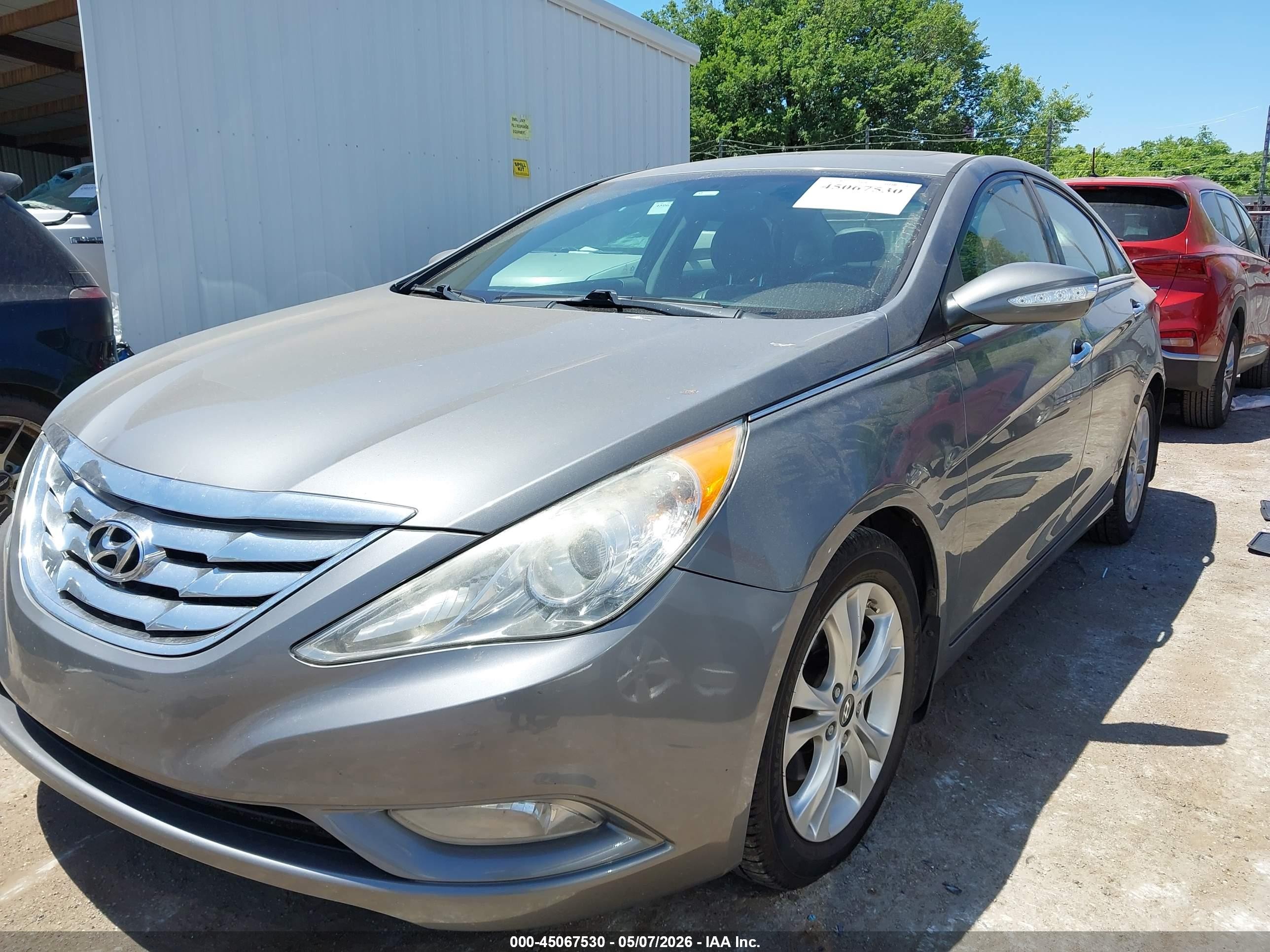 2013 Hyundai Sonata Limited Gray vin: 5NPEC4AC6DH583907