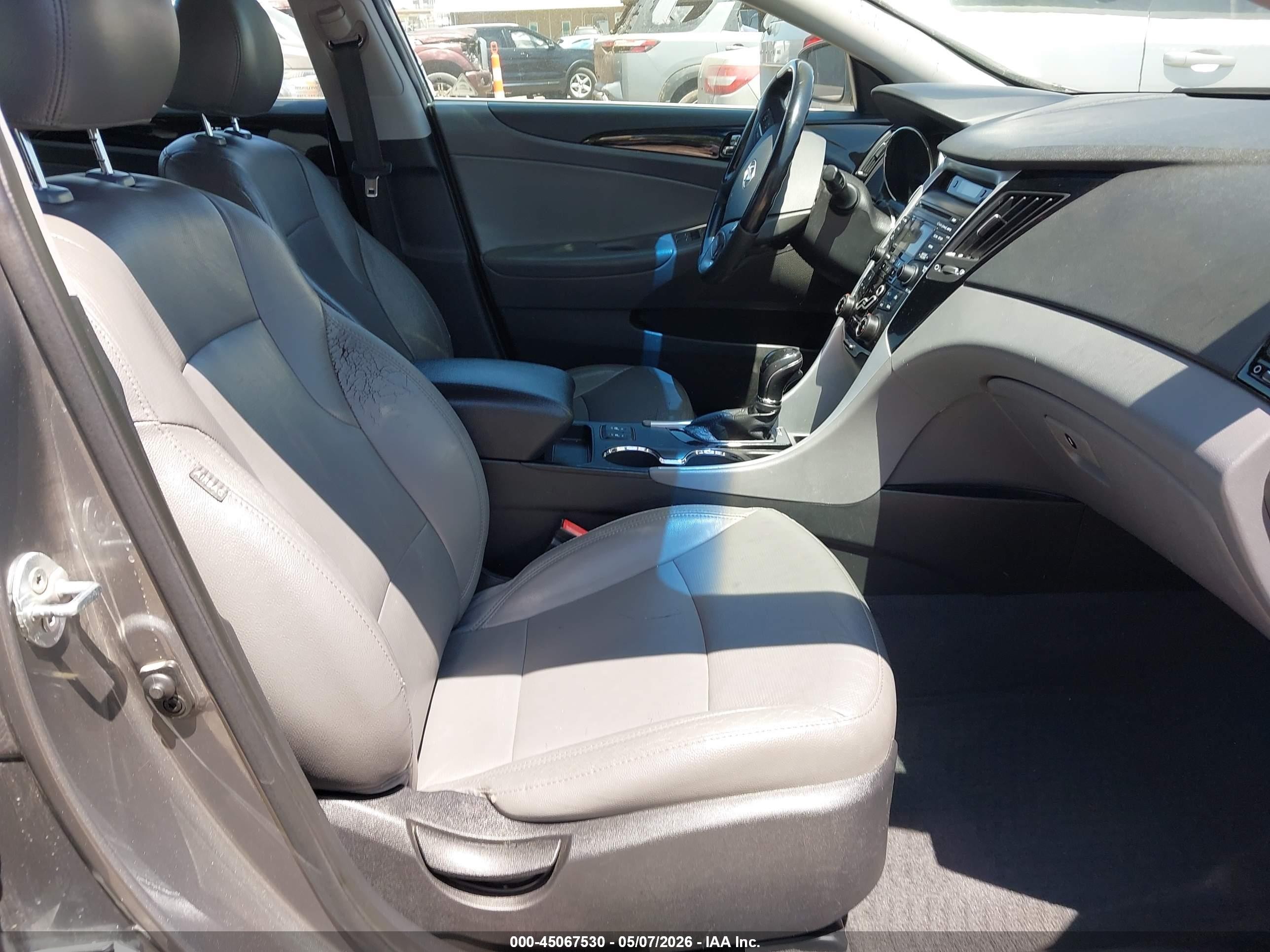 2013 Hyundai Sonata Limited Gray vin: 5NPEC4AC6DH583907