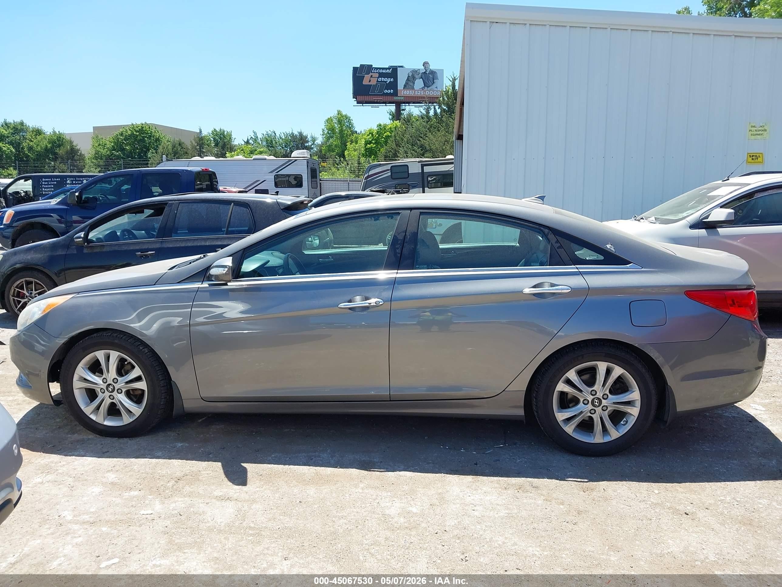 2013 Hyundai Sonata Limited Gray vin: 5NPEC4AC6DH583907