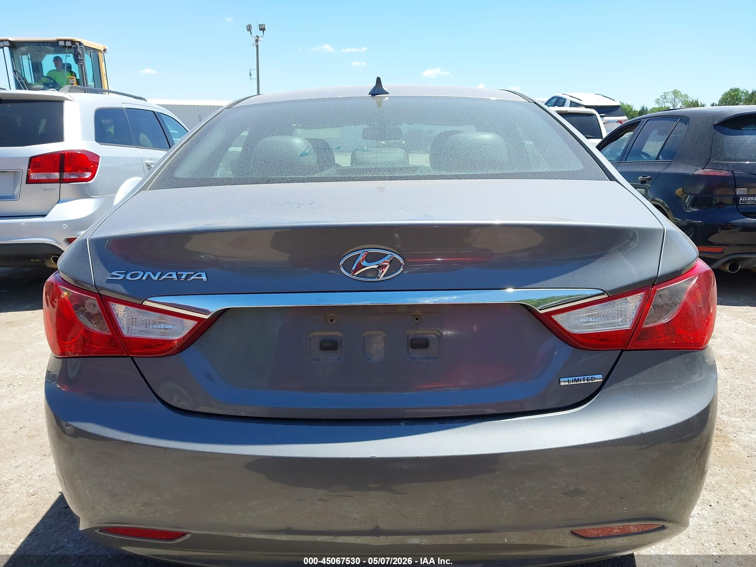 2013 Hyundai Sonata Limited Gray vin: 5NPEC4AC6DH583907