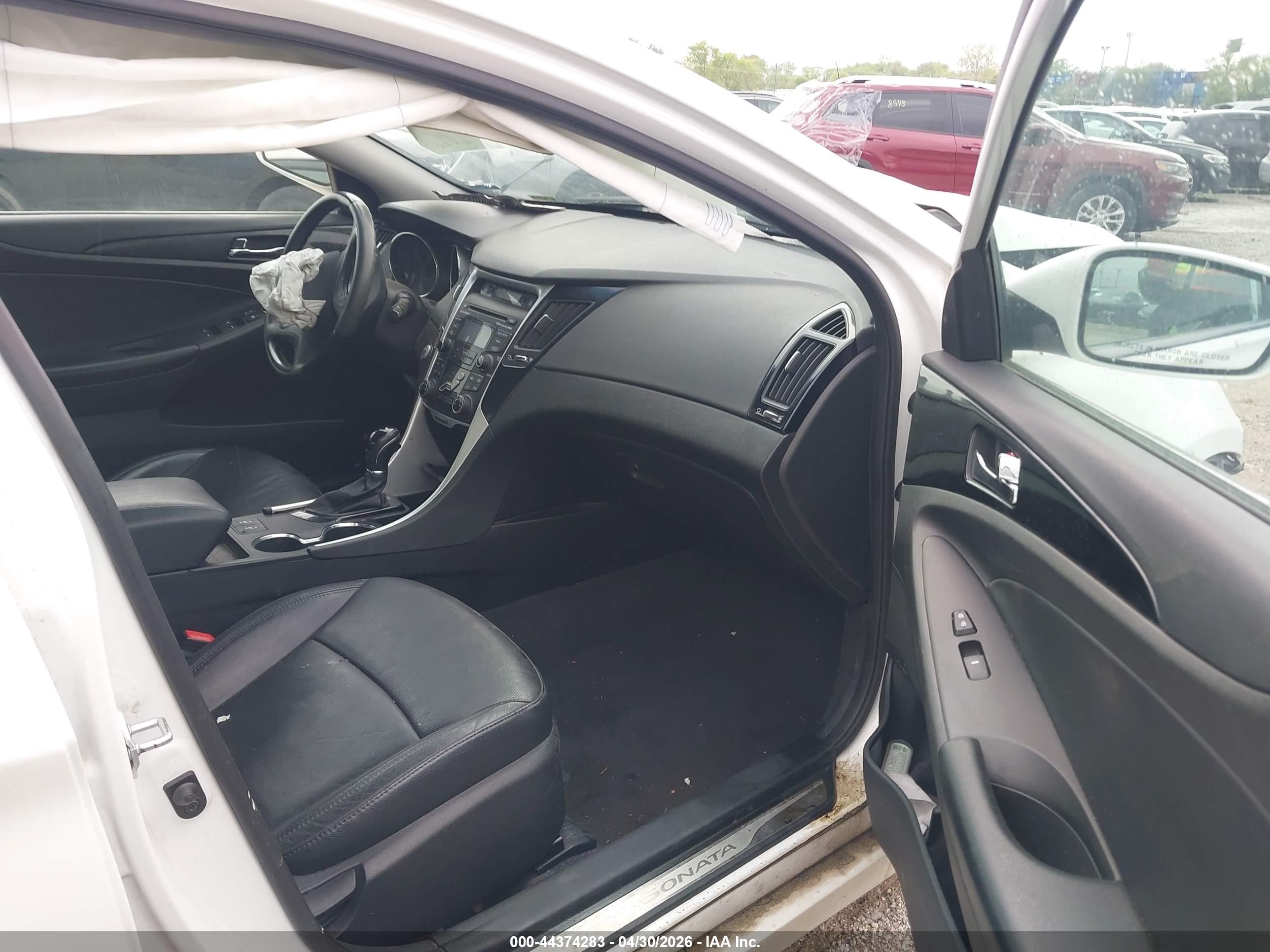 2013 Hyundai Sonata Limited White vin: 5NPEC4AC6DH609034