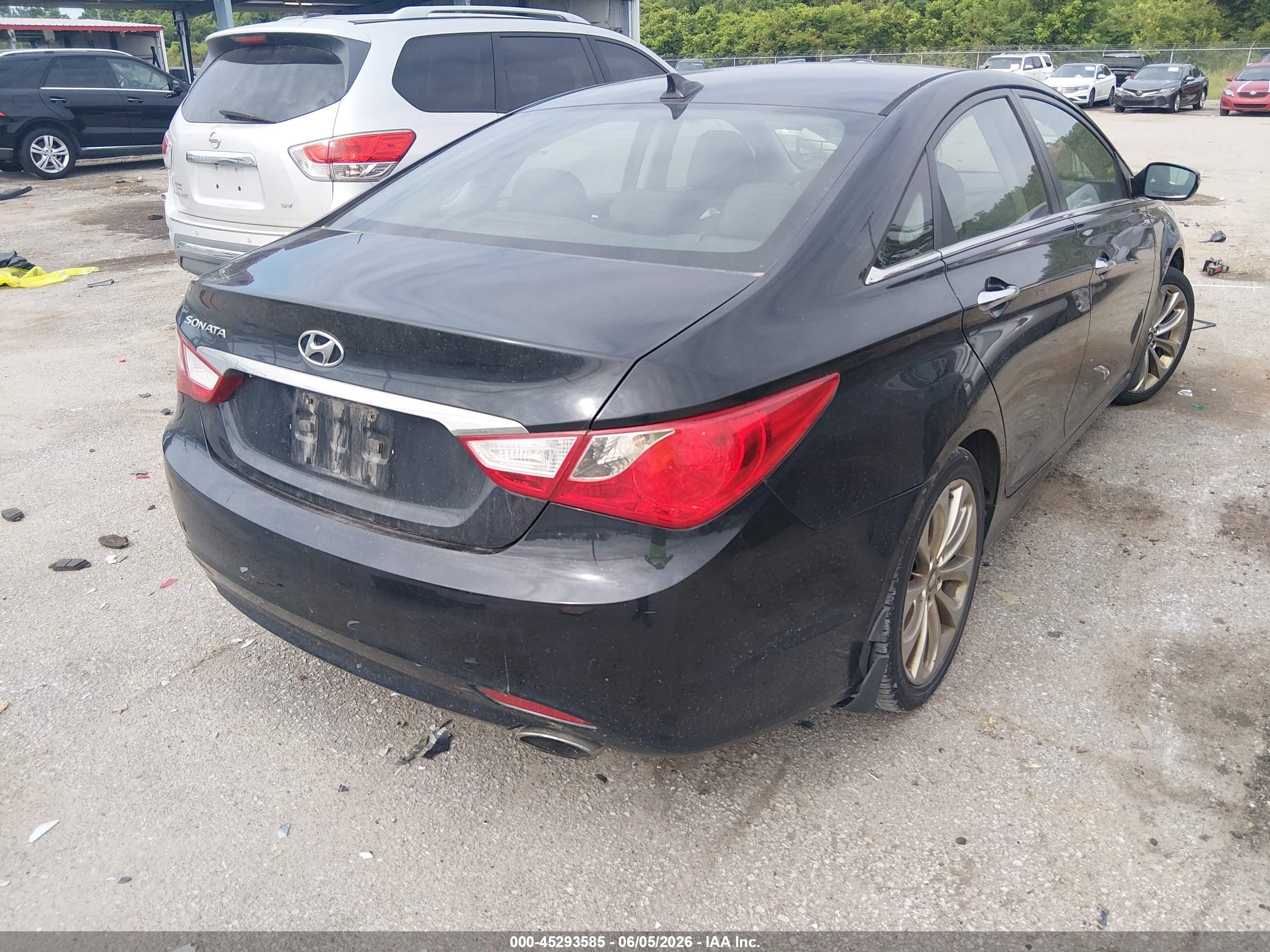 2013 Hyundai Sonata Se Black vin: 5NPEC4AC6DH623659
