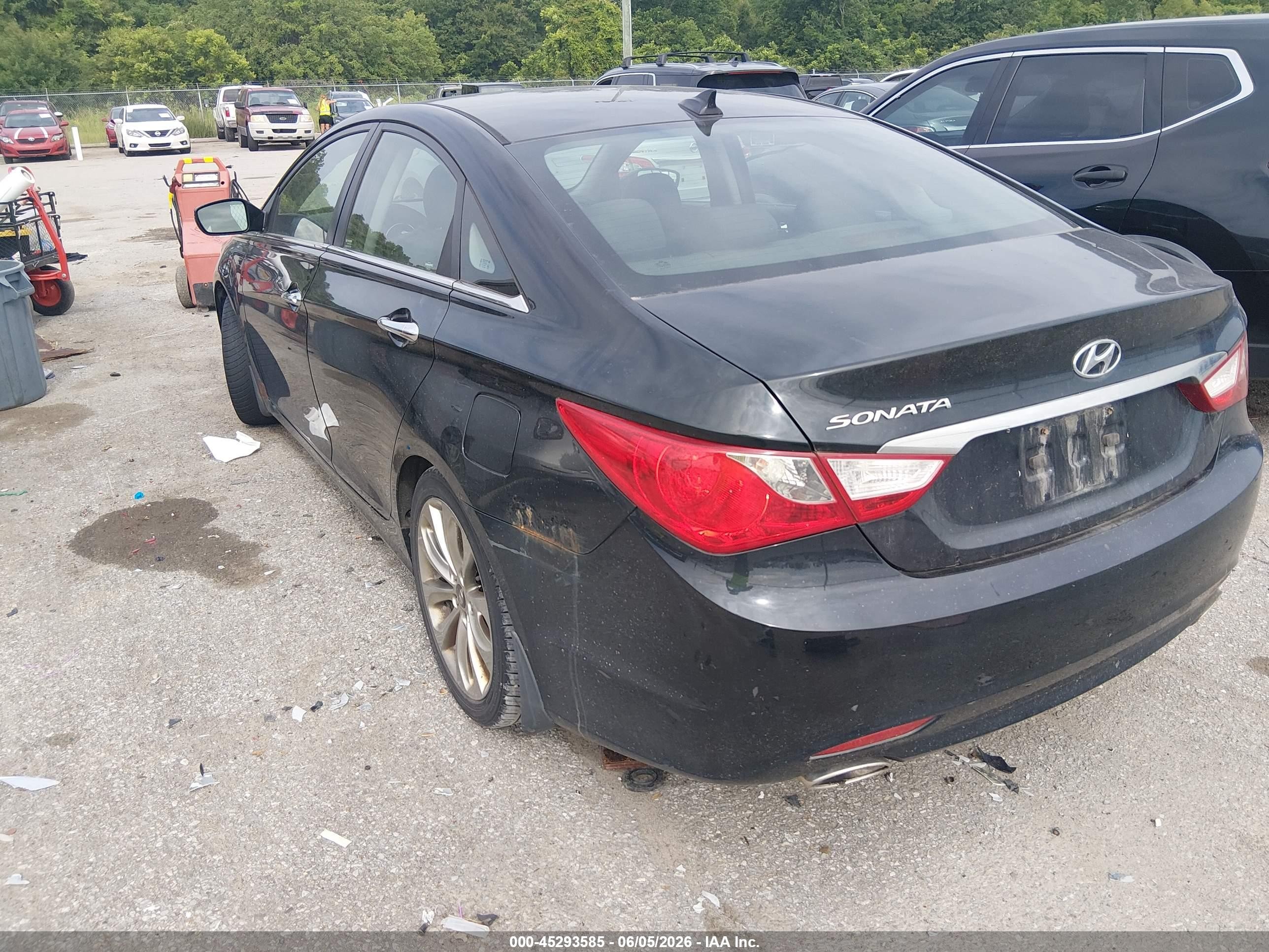 2013 Hyundai Sonata Se Black vin: 5NPEC4AC6DH623659