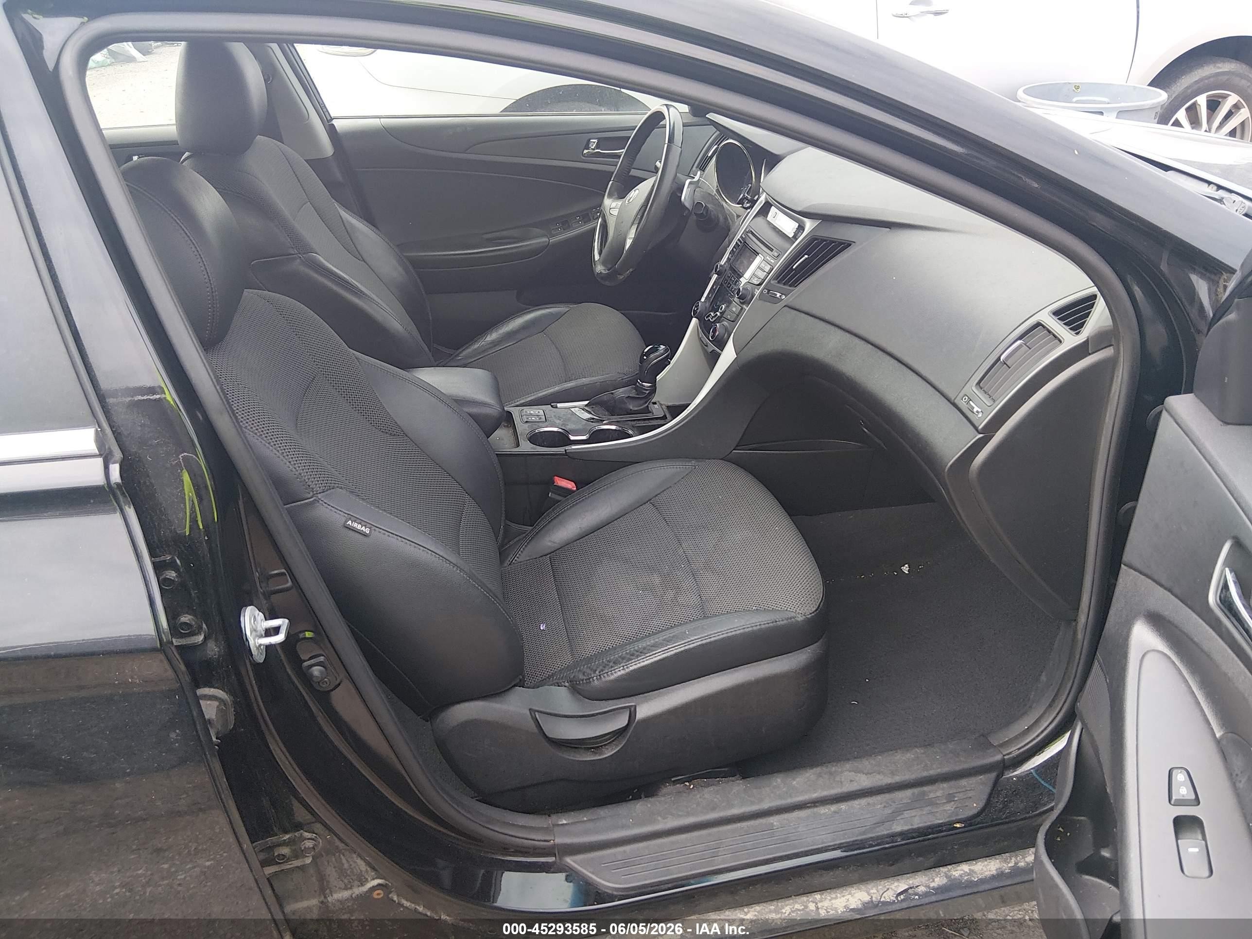 2013 Hyundai Sonata Se Black vin: 5NPEC4AC6DH623659