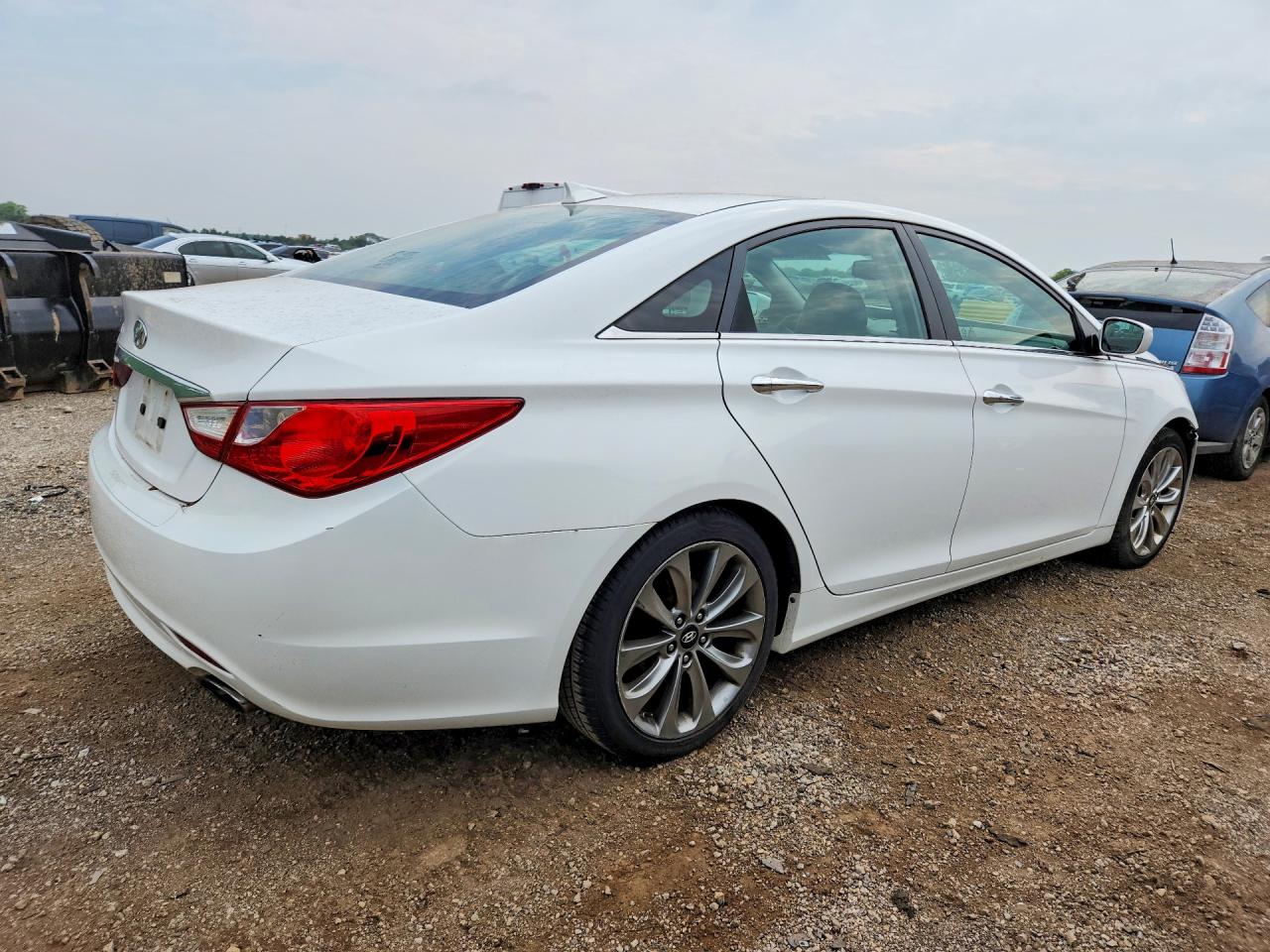 2013 Hyundai Sonata Se White vin: 5NPEC4AC6DH641787