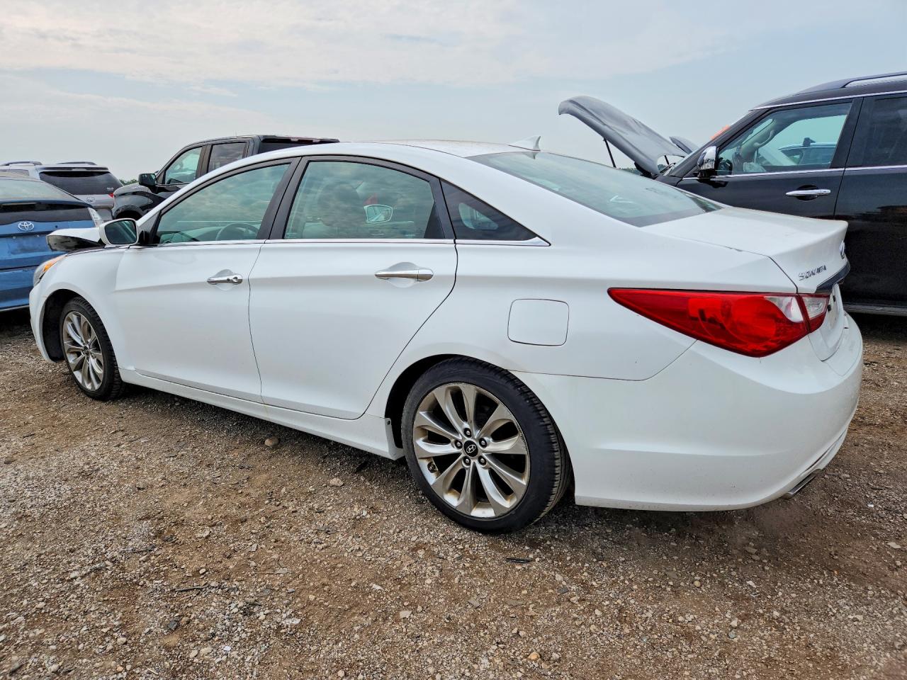 2013 Hyundai Sonata Se White vin: 5NPEC4AC6DH641787