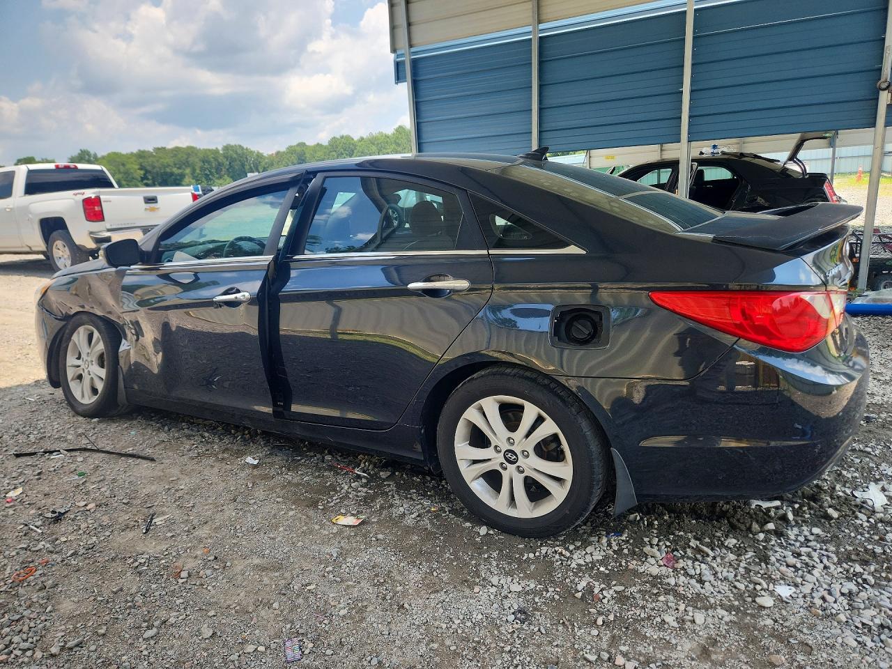 2013 Hyundai Sonata Limited Charcoal vin: 5NPEC4AC6DH643071