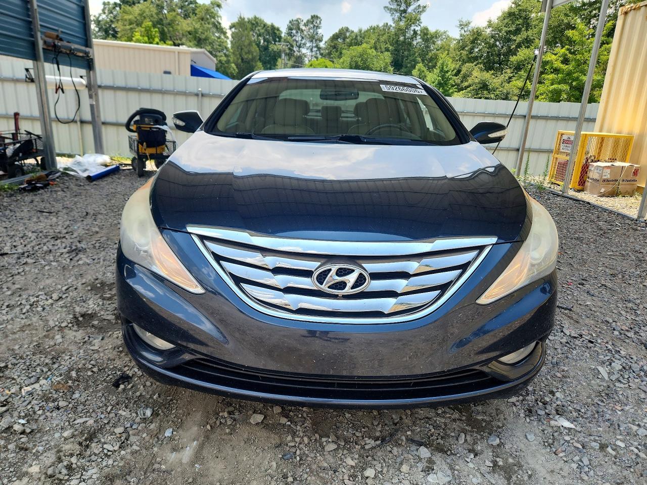 2013 Hyundai Sonata Limited Charcoal vin: 5NPEC4AC6DH643071