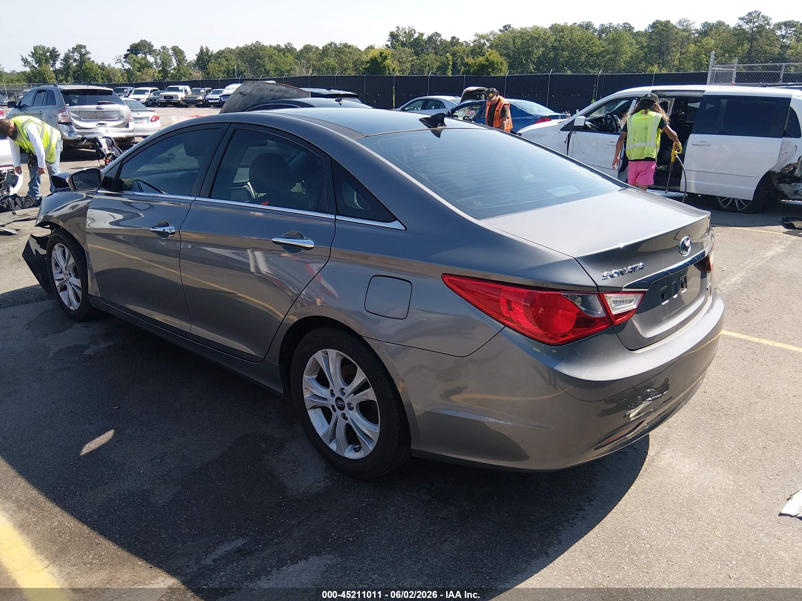 2013 Hyundai Sonata Limited Gray vin: 5NPEC4AC6DH670531