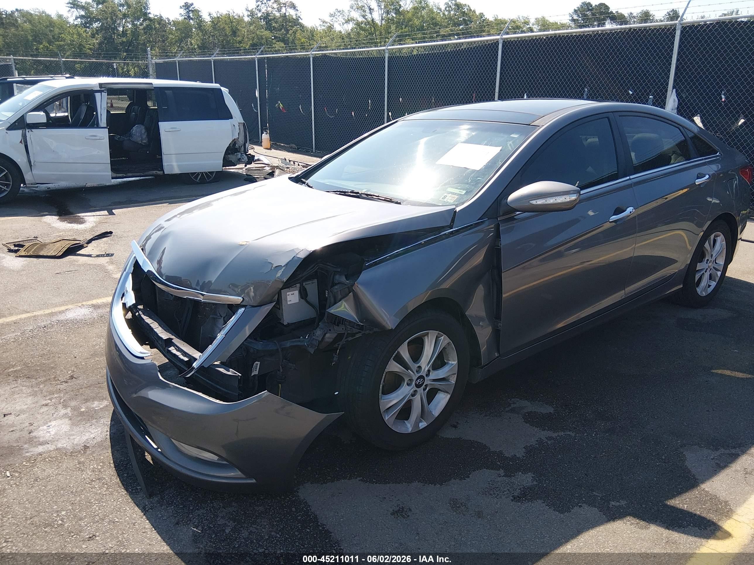 2013 Hyundai Sonata Limited Gray vin: 5NPEC4AC6DH670531