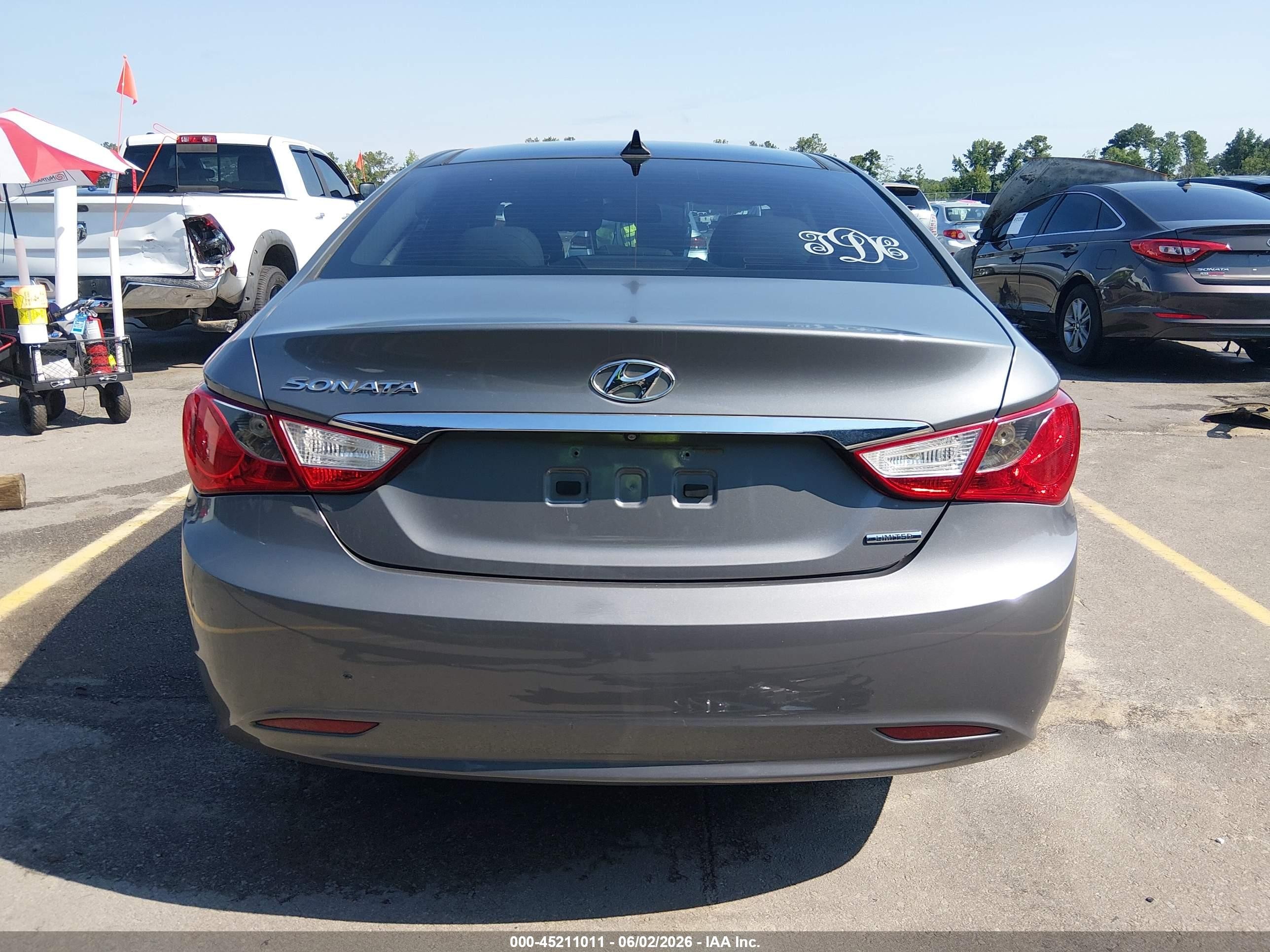 2013 Hyundai Sonata Limited Gray vin: 5NPEC4AC6DH670531