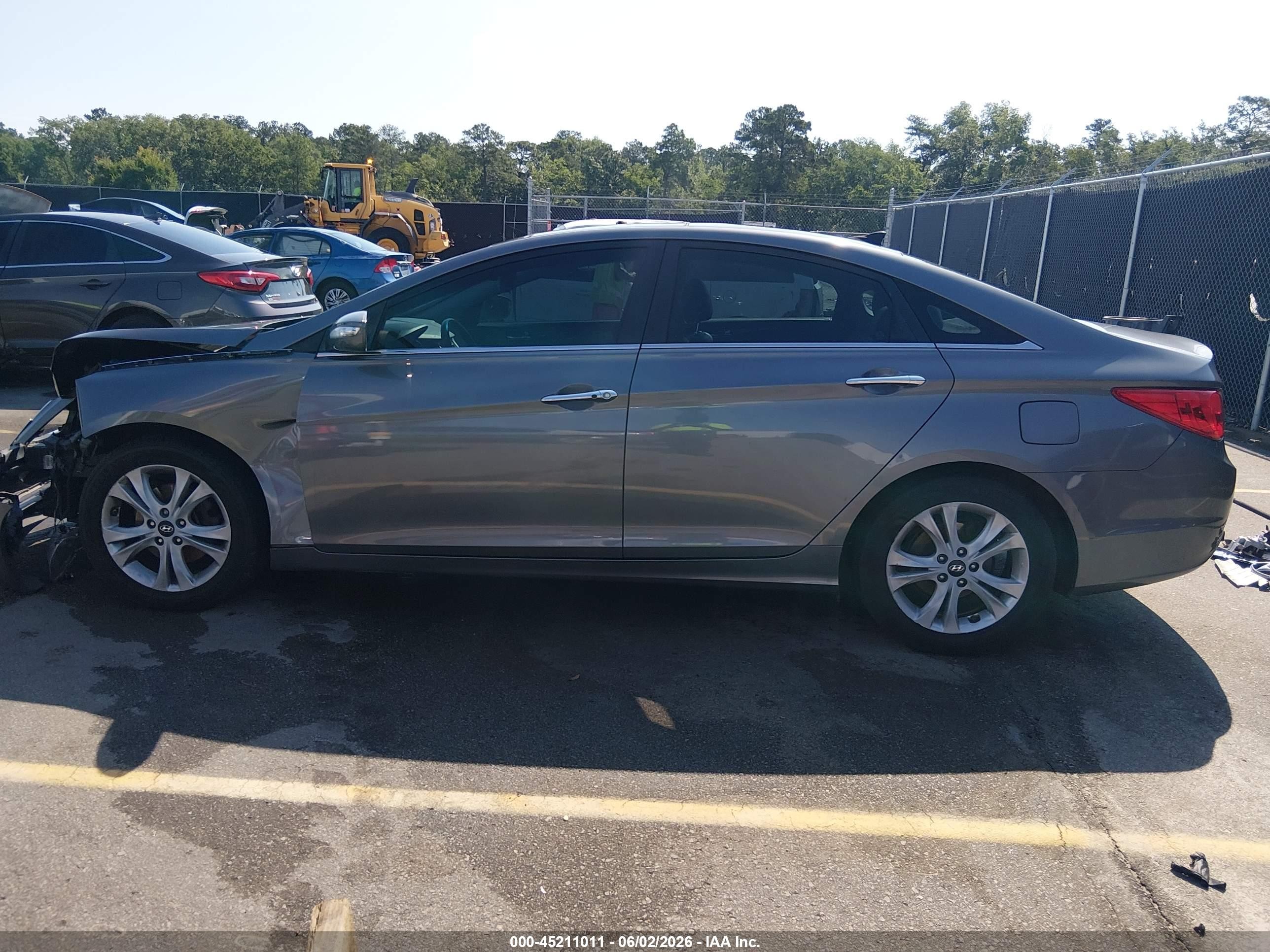 2013 Hyundai Sonata Limited Gray vin: 5NPEC4AC6DH670531