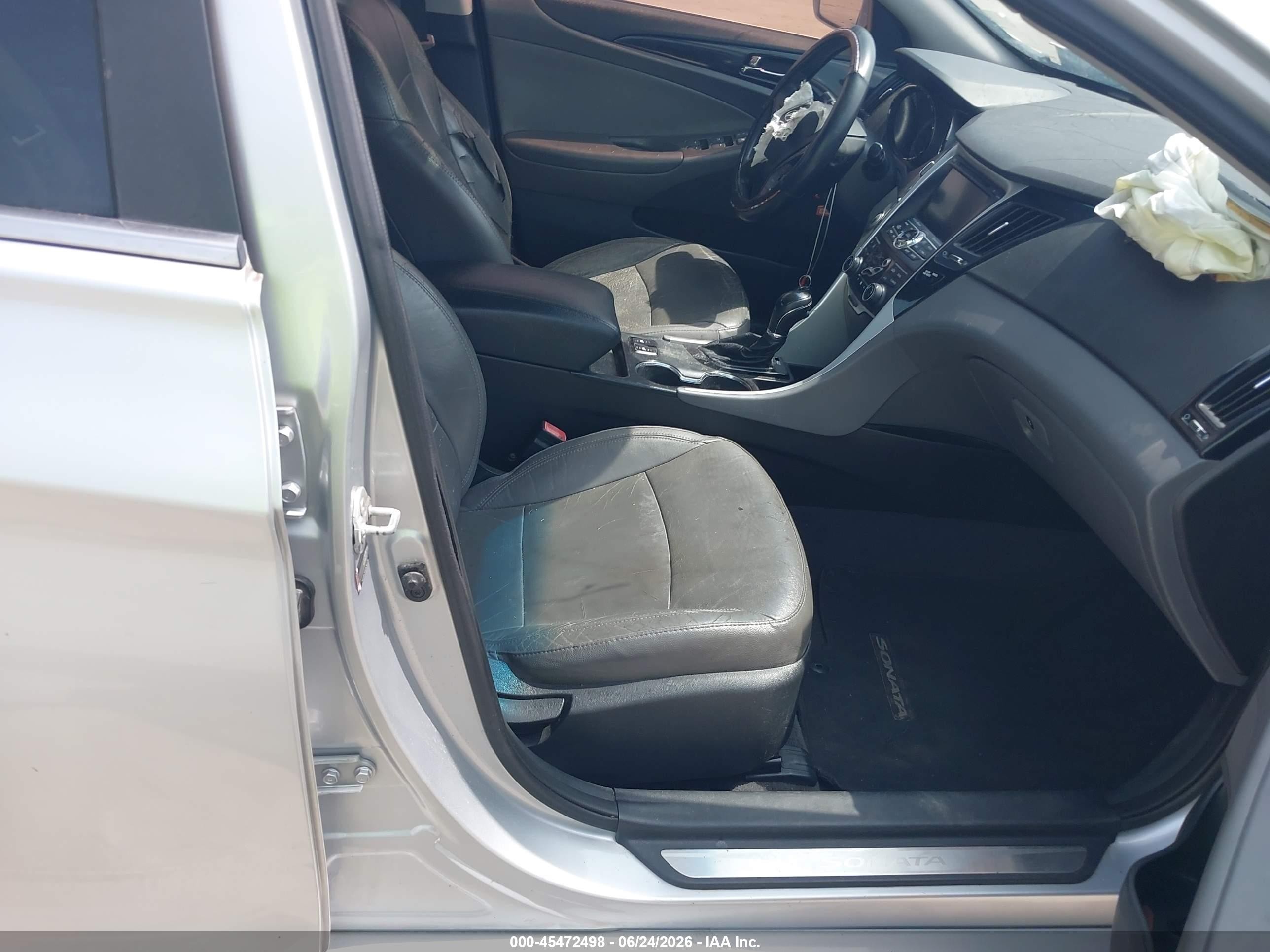 2013 Hyundai Sonata Limited Silver vin: 5NPEC4AC6DH690231