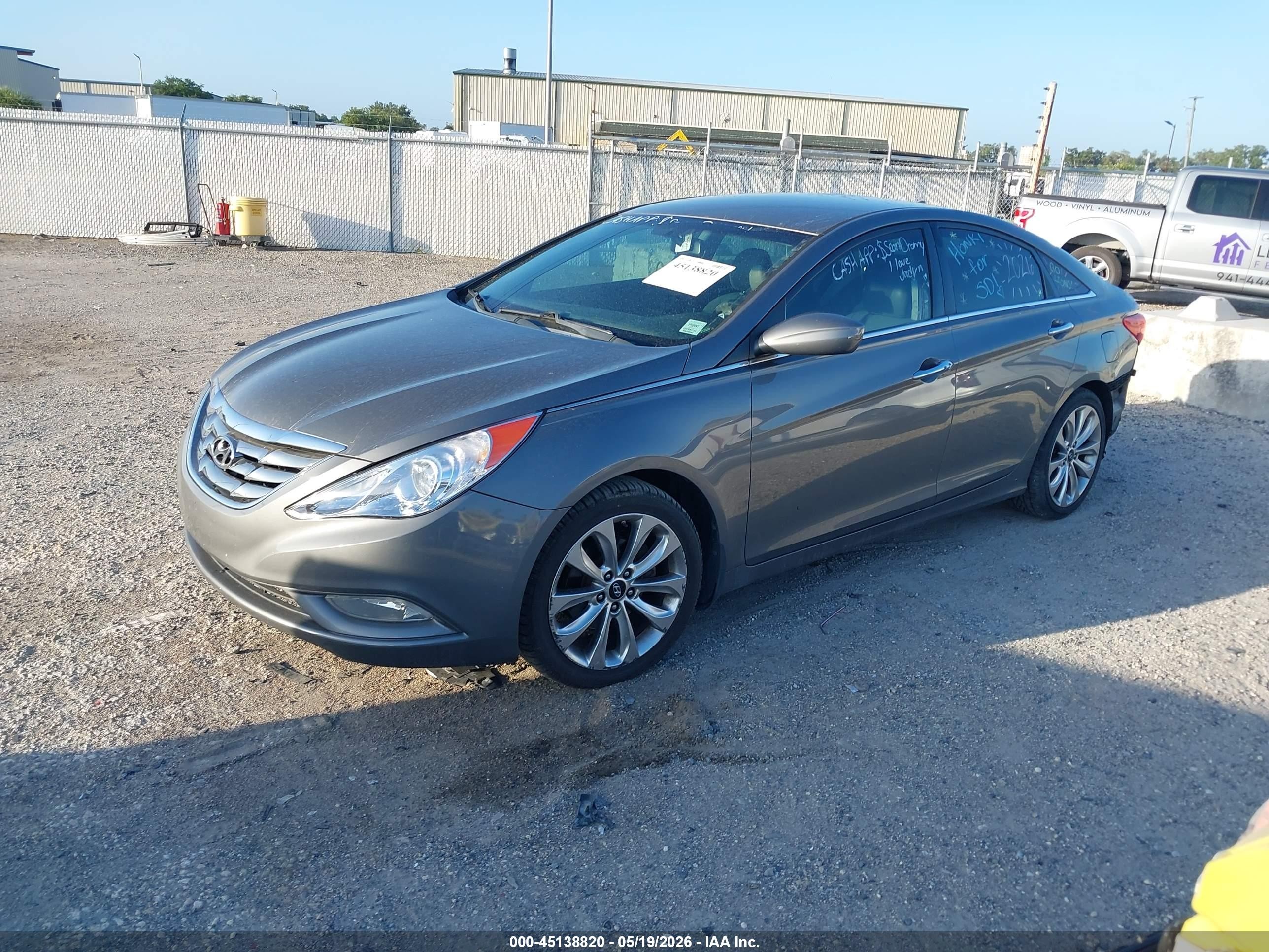 2013 Hyundai Sonata Se Silver vin: 5NPEC4AC6DH693226