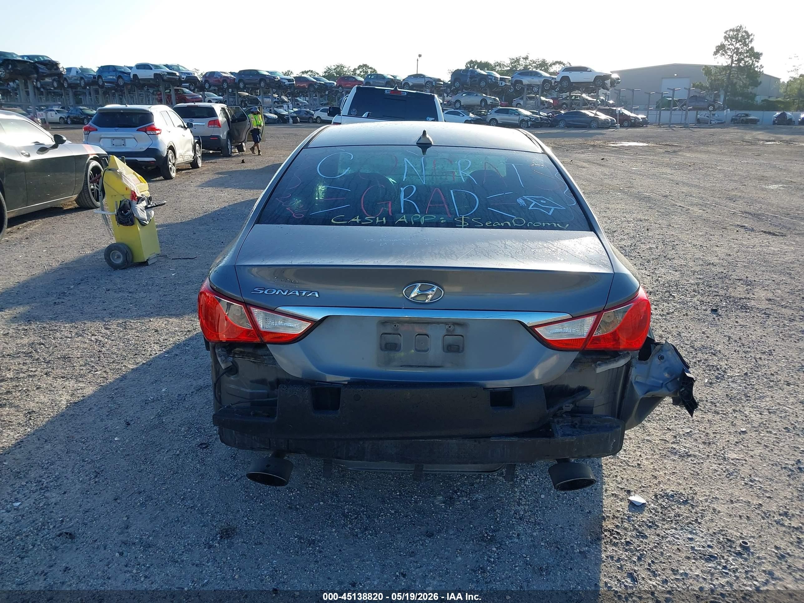 2013 Hyundai Sonata Se Silver vin: 5NPEC4AC6DH693226