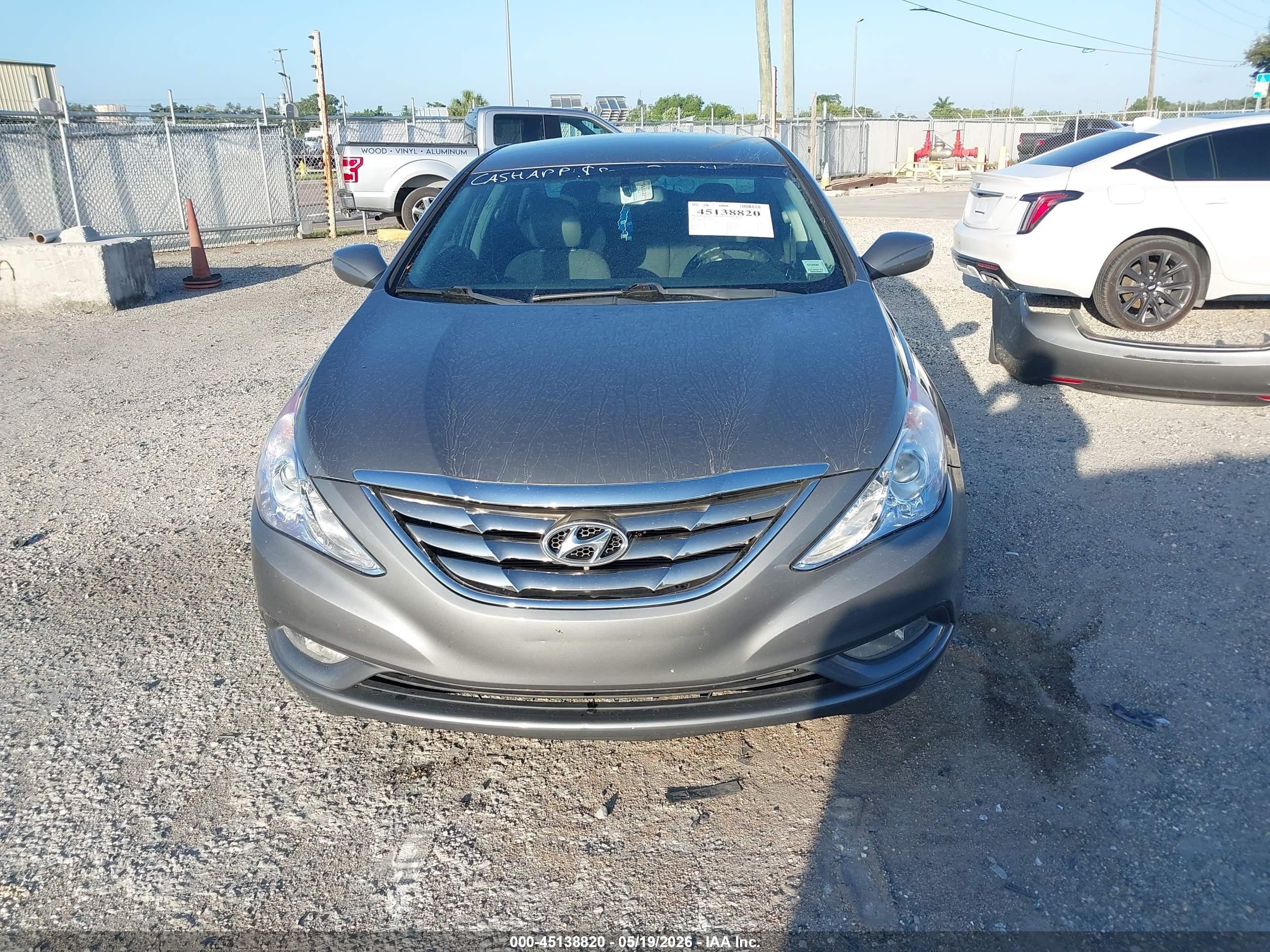 2013 Hyundai Sonata Se Silver vin: 5NPEC4AC6DH693226