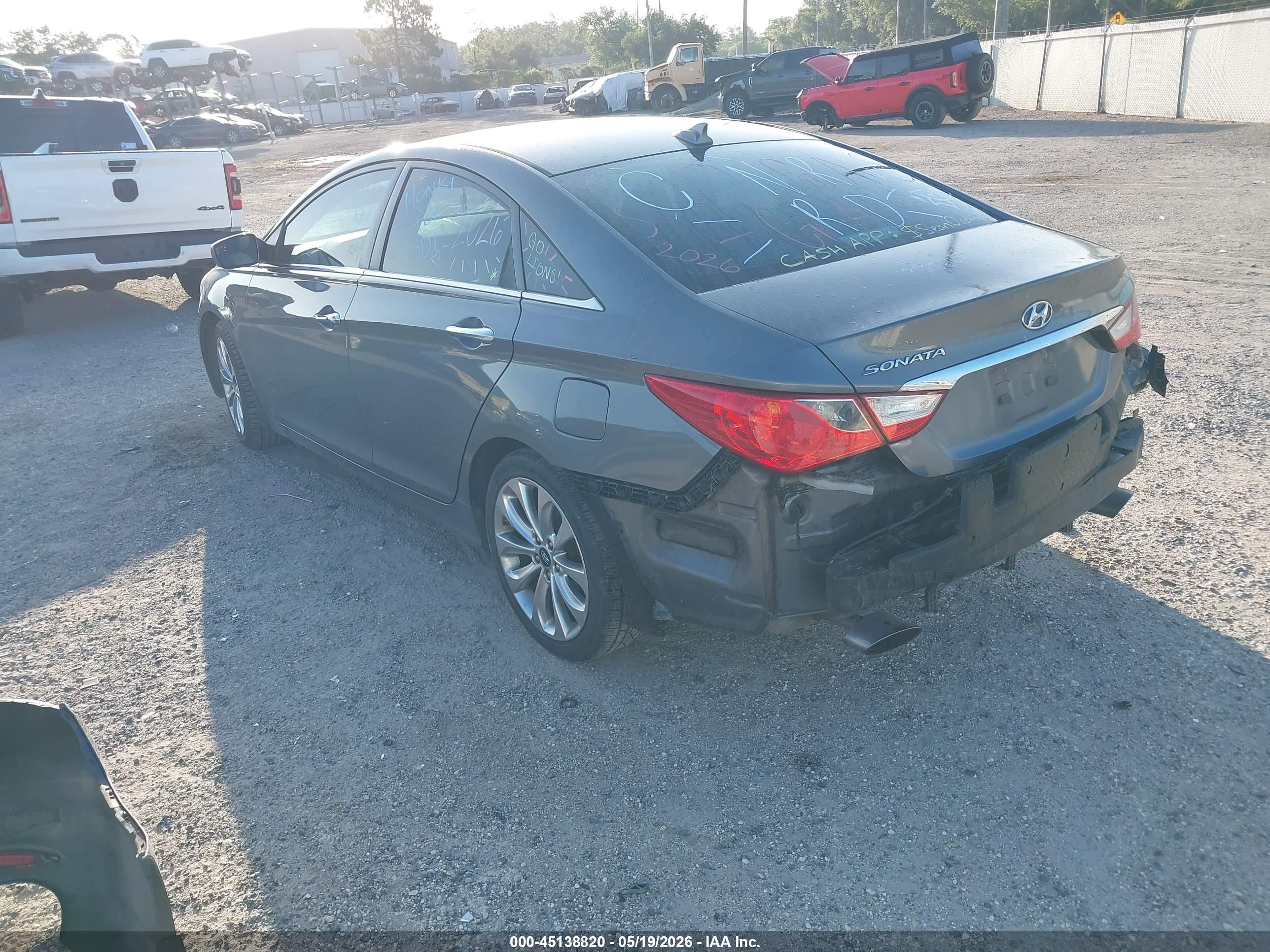 2013 Hyundai Sonata Se Silver vin: 5NPEC4AC6DH693226