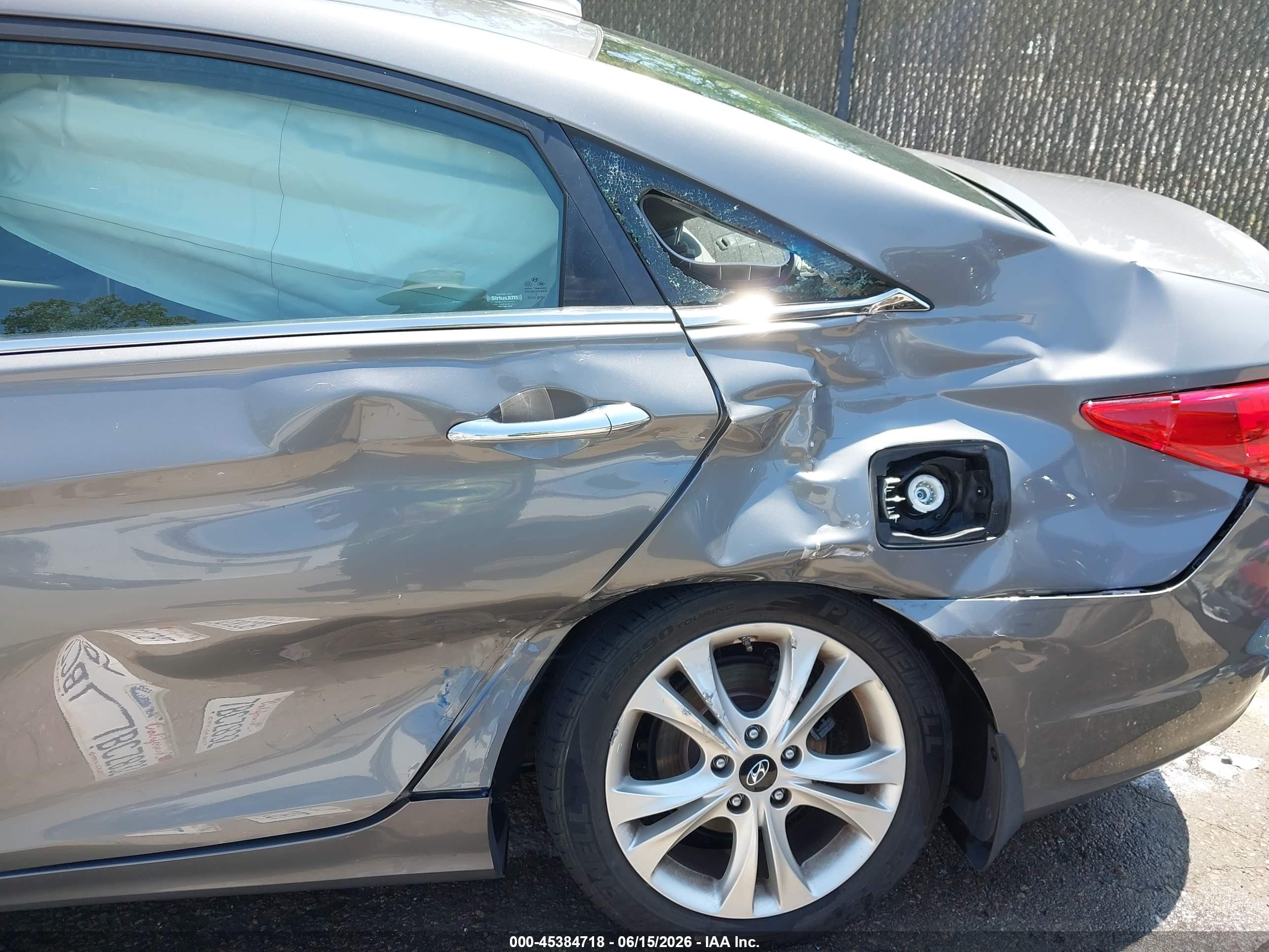 2013 Hyundai Sonata Limited Серый vin: 5NPEC4AC6DH716147