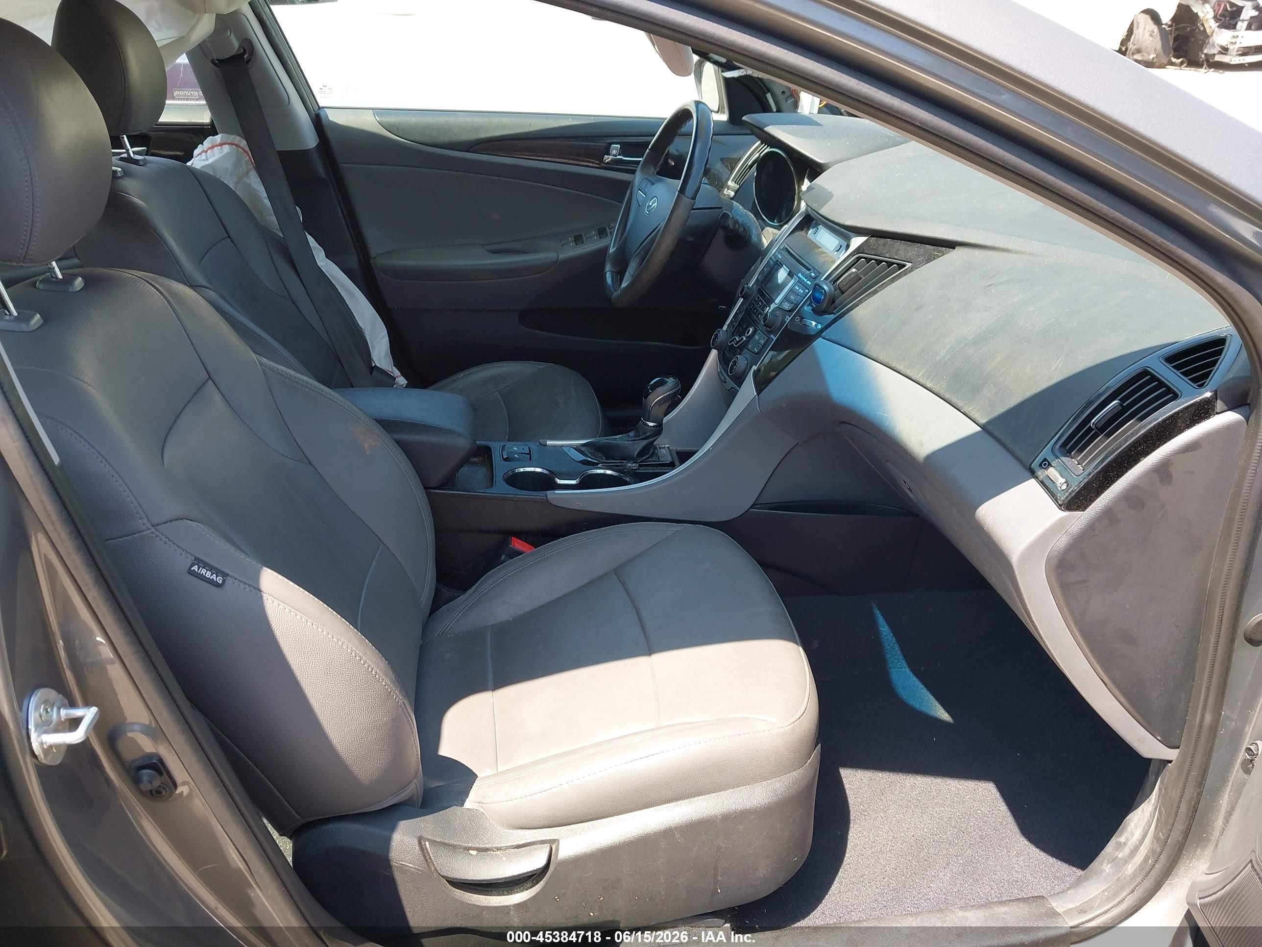 2013 Hyundai Sonata Limited Серый vin: 5NPEC4AC6DH716147