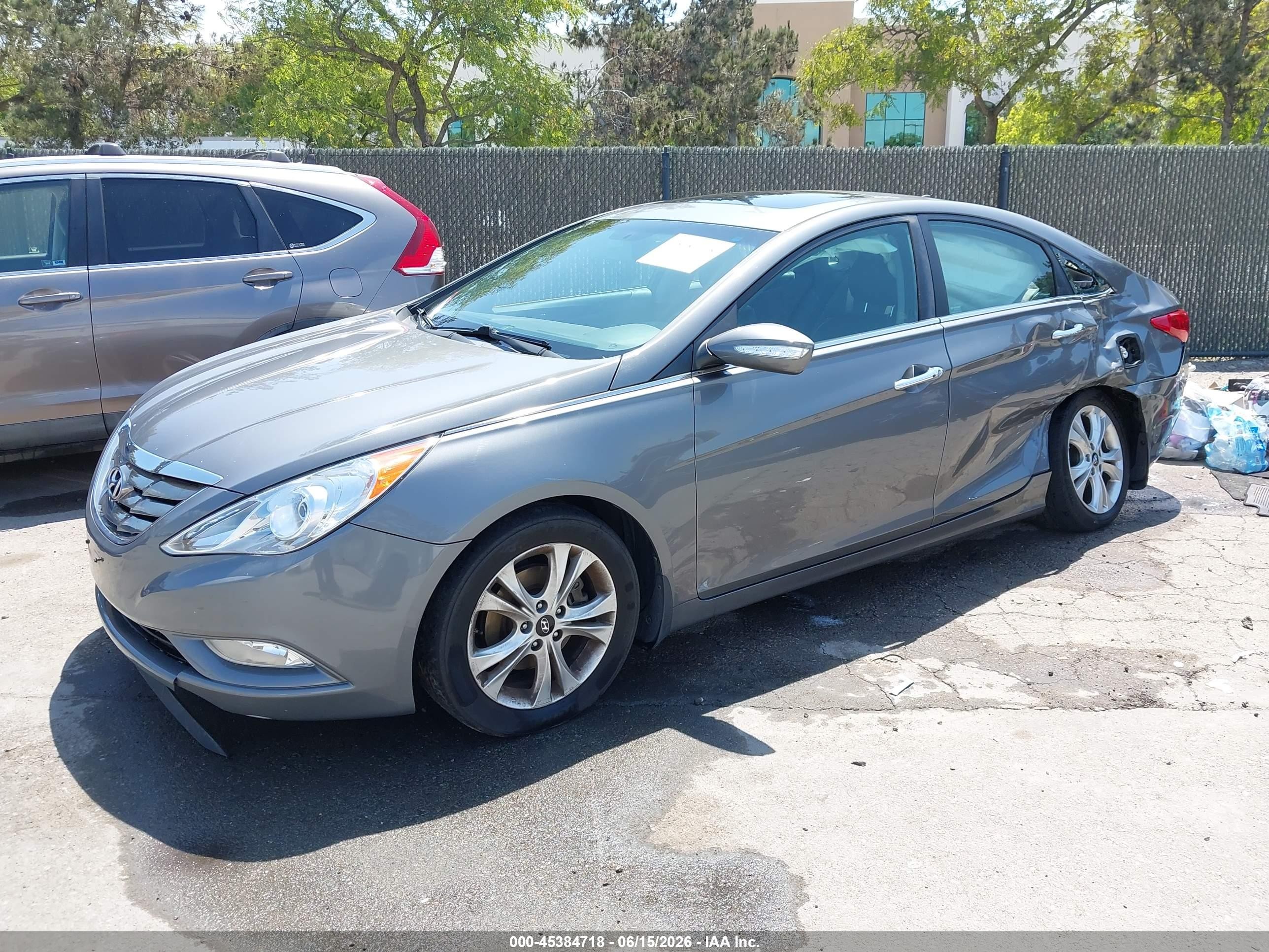 2013 Hyundai Sonata Limited Серый vin: 5NPEC4AC6DH716147