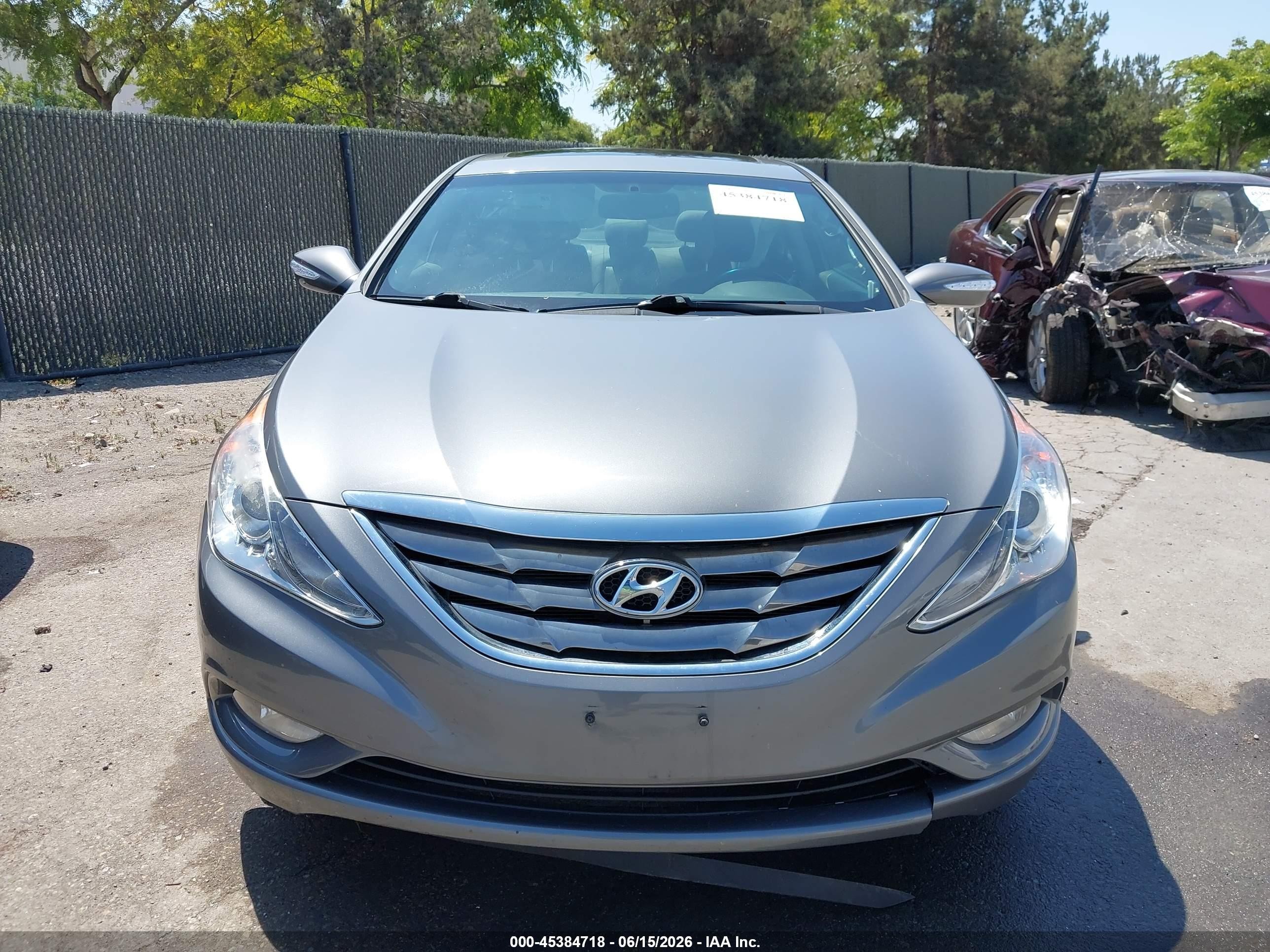 2013 Hyundai Sonata Limited Серый vin: 5NPEC4AC6DH716147