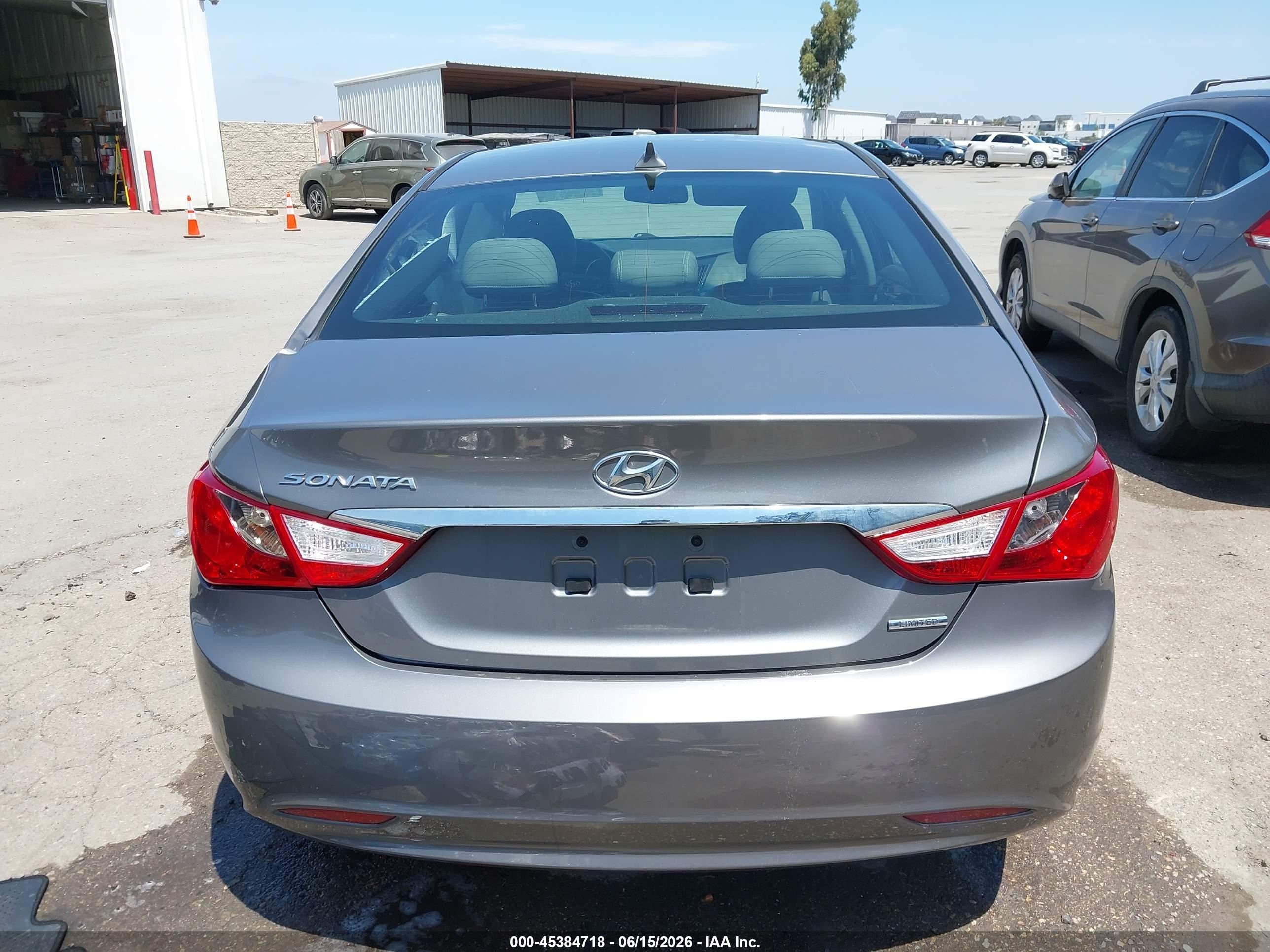 2013 Hyundai Sonata Limited Серый vin: 5NPEC4AC6DH716147