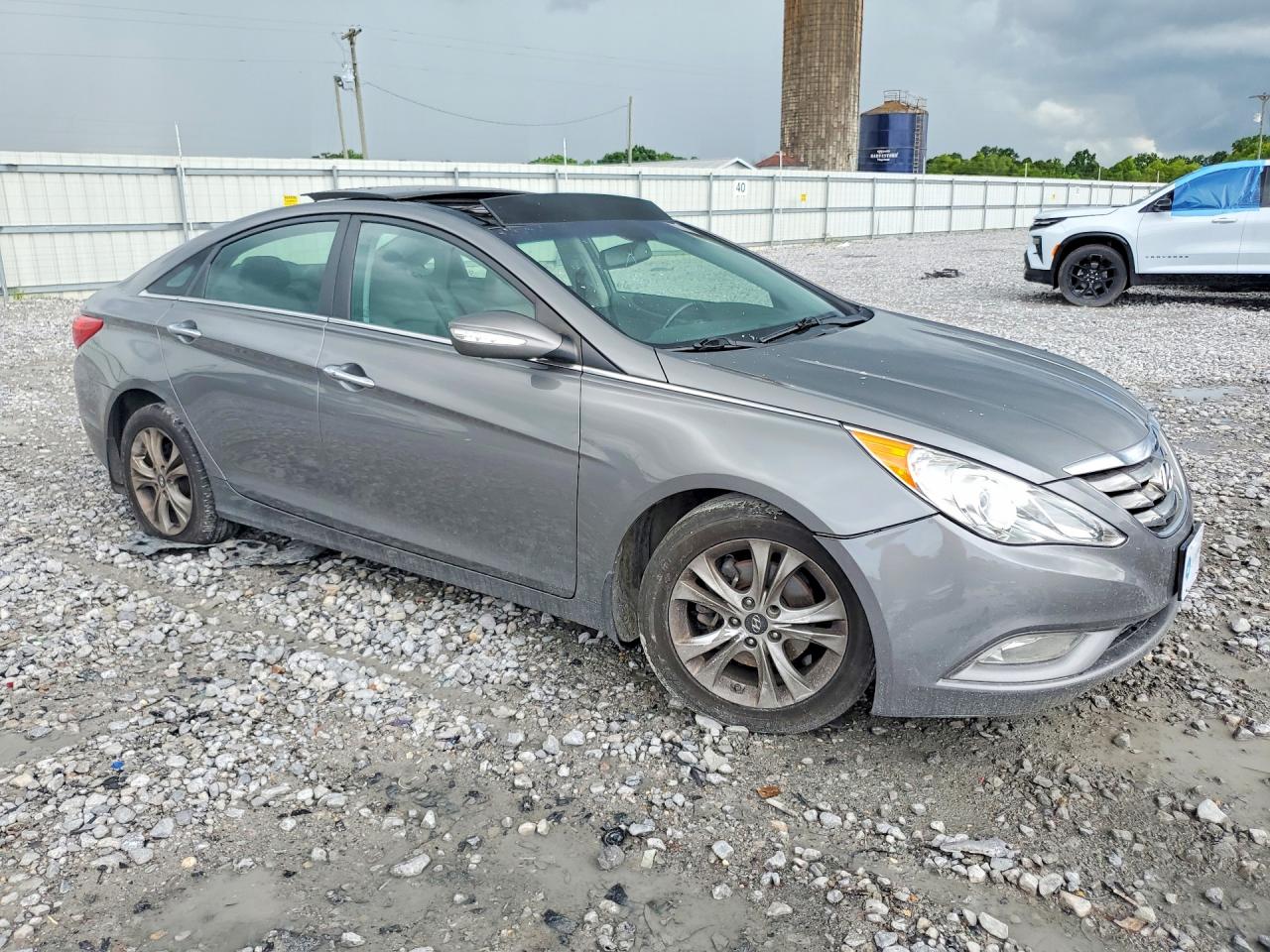 2013 Hyundai Sonata Limited Gray vin: 5NPEC4AC6DH795156