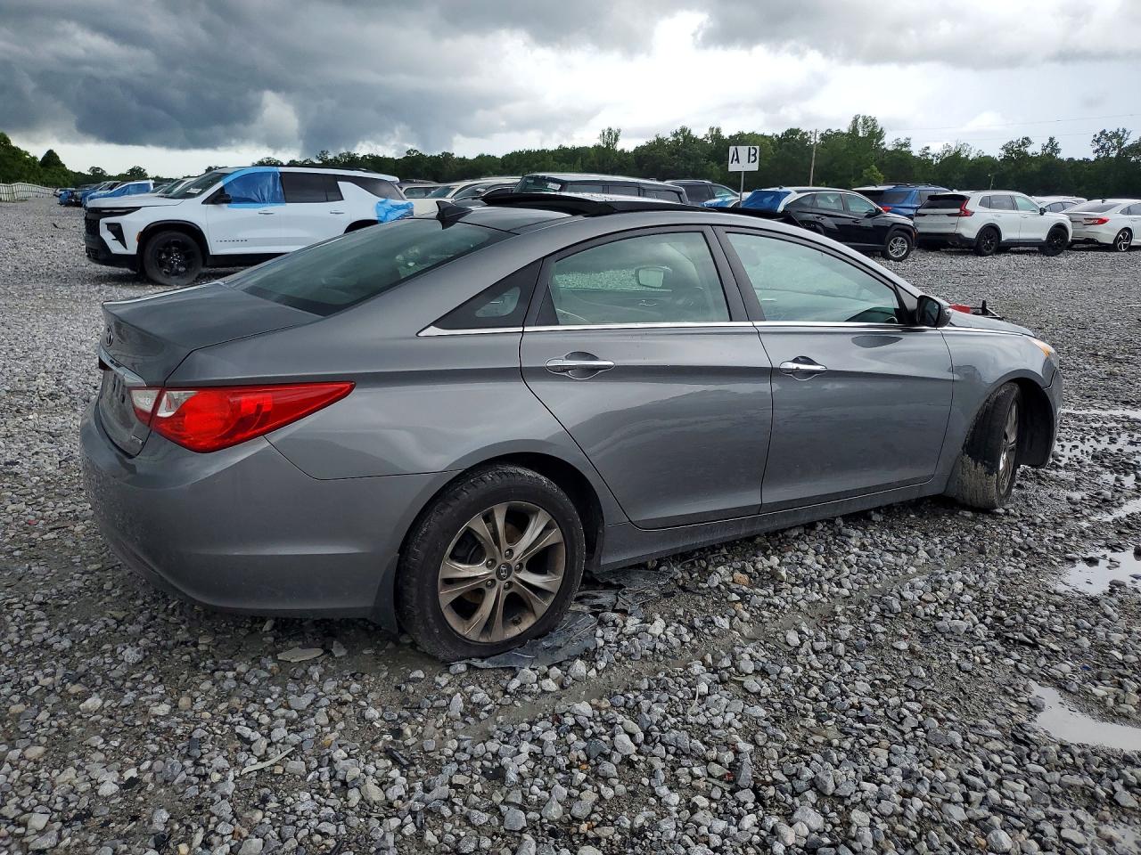 2013 Hyundai Sonata Limited Gray vin: 5NPEC4AC6DH795156
