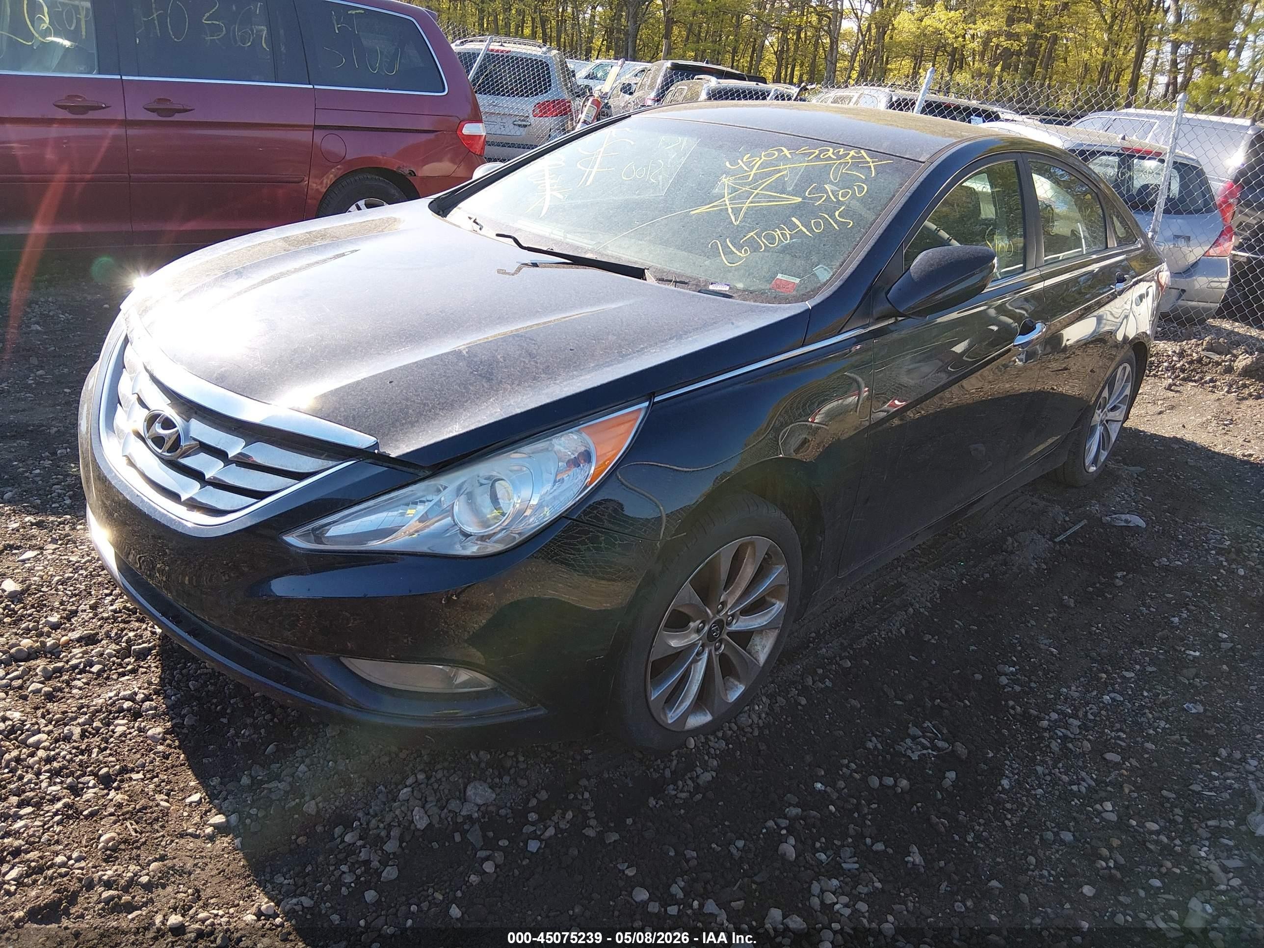 2013 Hyundai Sonata Se Black vin: 5NPEC4AC6DH804020