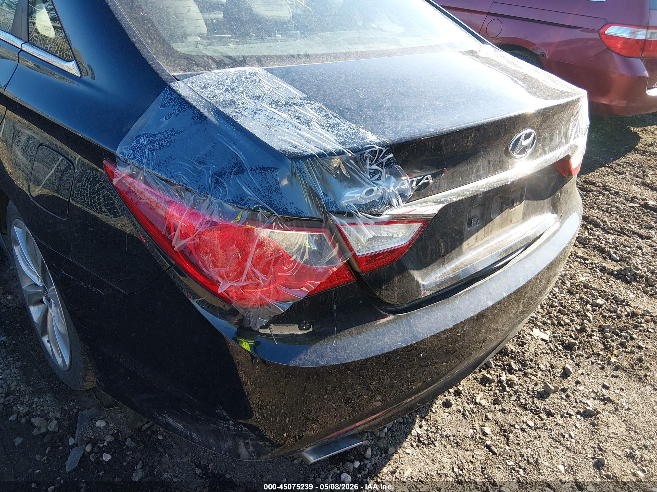 2013 Hyundai Sonata Se Black vin: 5NPEC4AC6DH804020