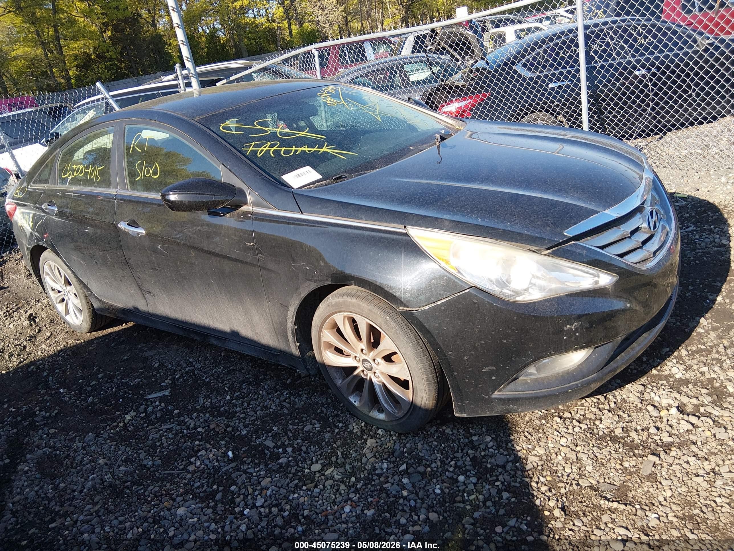 2013 Hyundai Sonata Se Black vin: 5NPEC4AC6DH804020