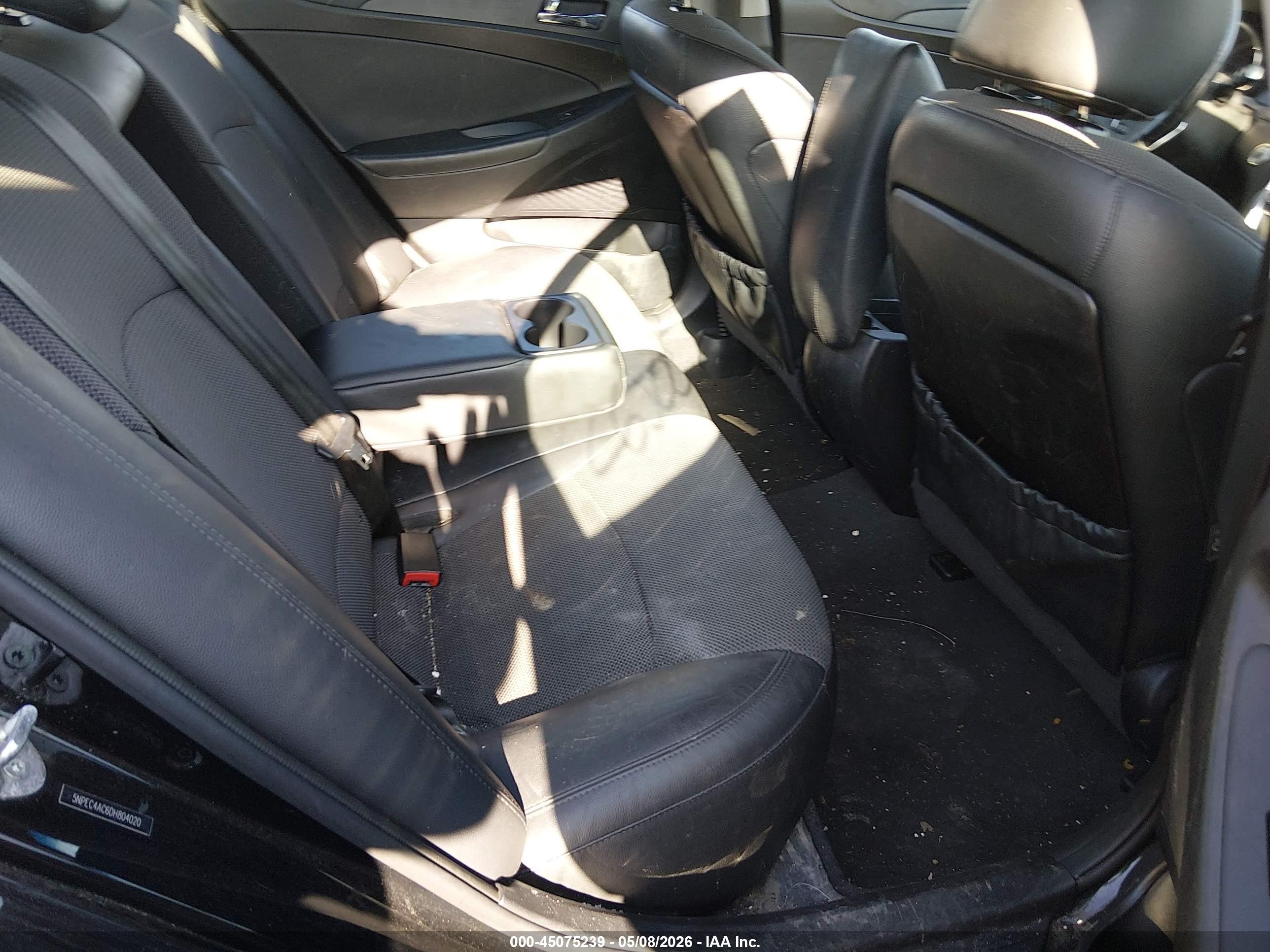 2013 Hyundai Sonata Se Black vin: 5NPEC4AC6DH804020