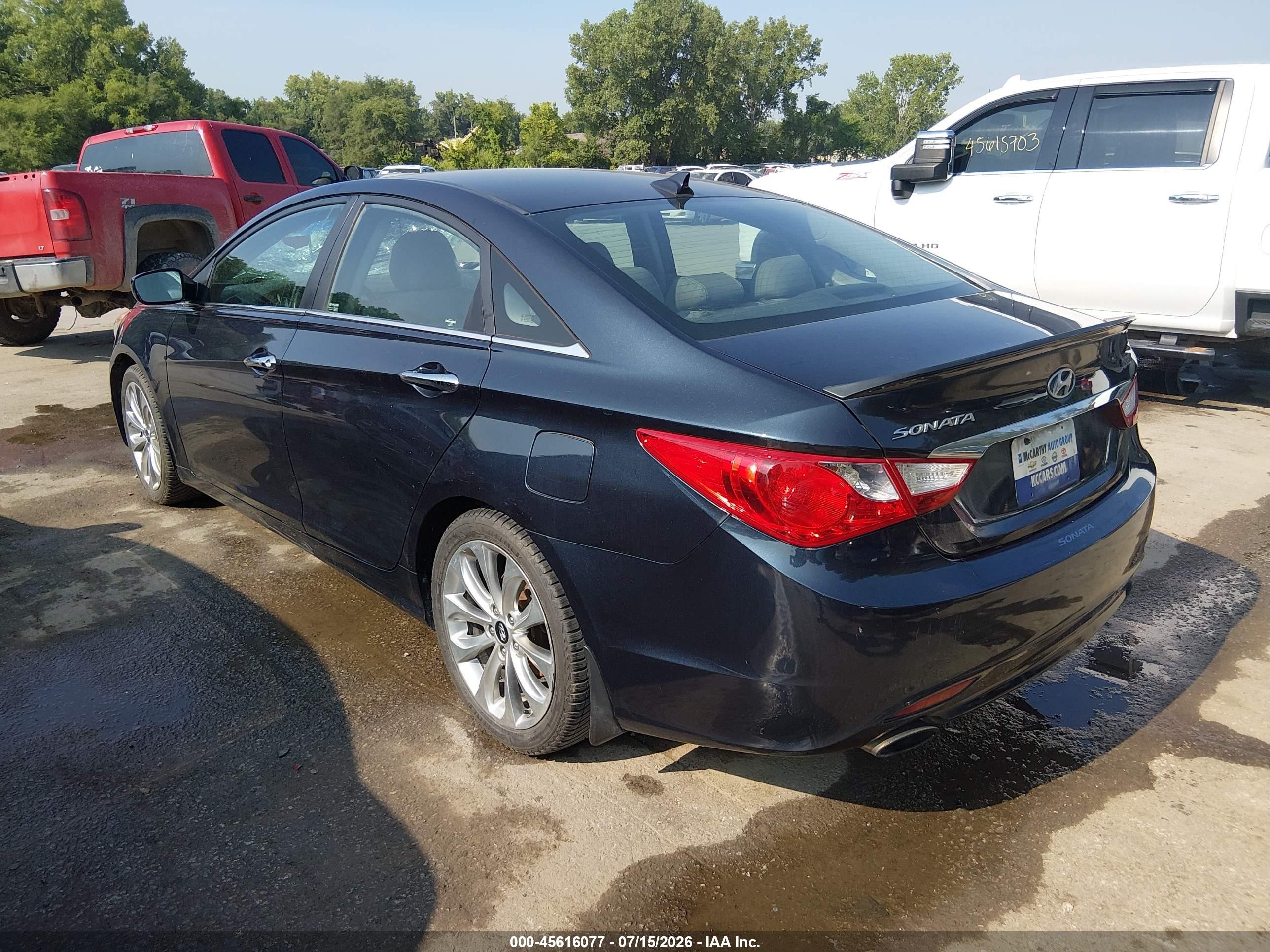 2013 Hyundai Sonata Se Серый vin: 5NPEC4AC6DH807774