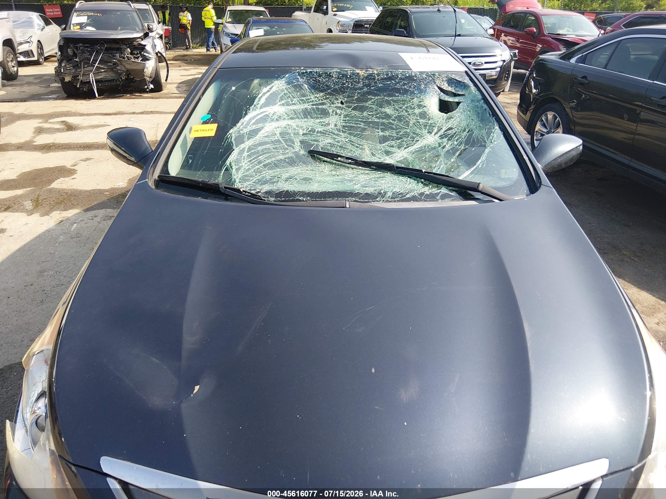 2013 Hyundai Sonata Se Серый vin: 5NPEC4AC6DH807774