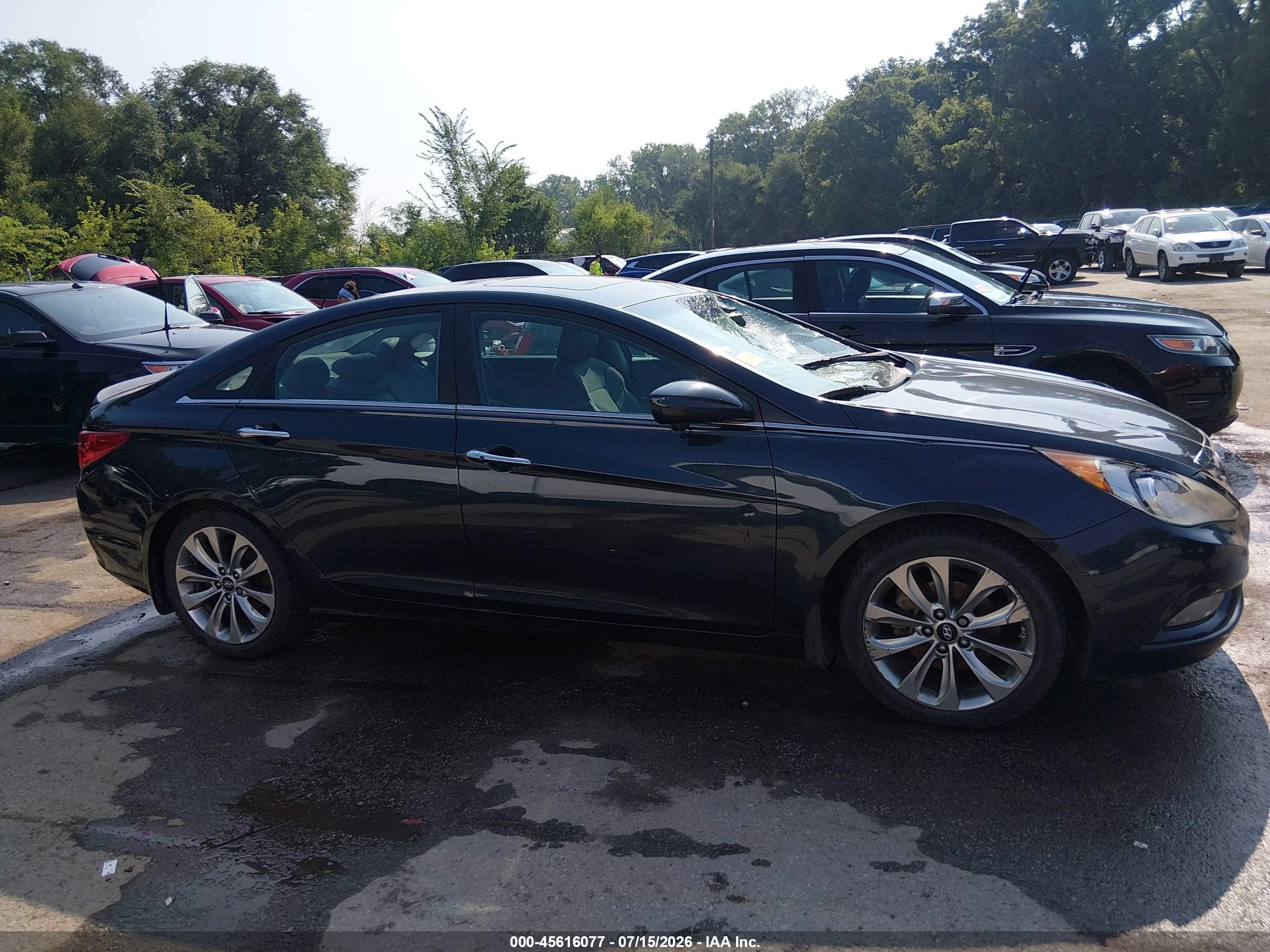 2013 Hyundai Sonata Se Серый vin: 5NPEC4AC6DH807774