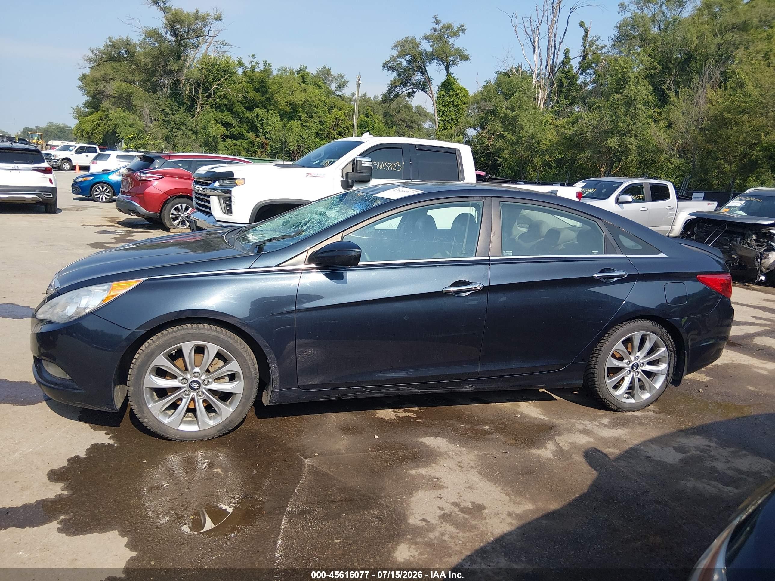 2013 Hyundai Sonata Se Серый vin: 5NPEC4AC6DH807774