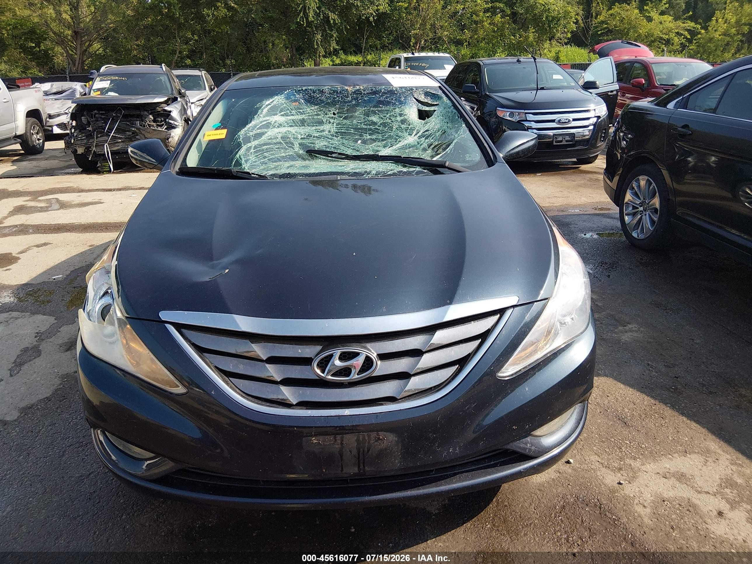 2013 Hyundai Sonata Se Серый vin: 5NPEC4AC6DH807774