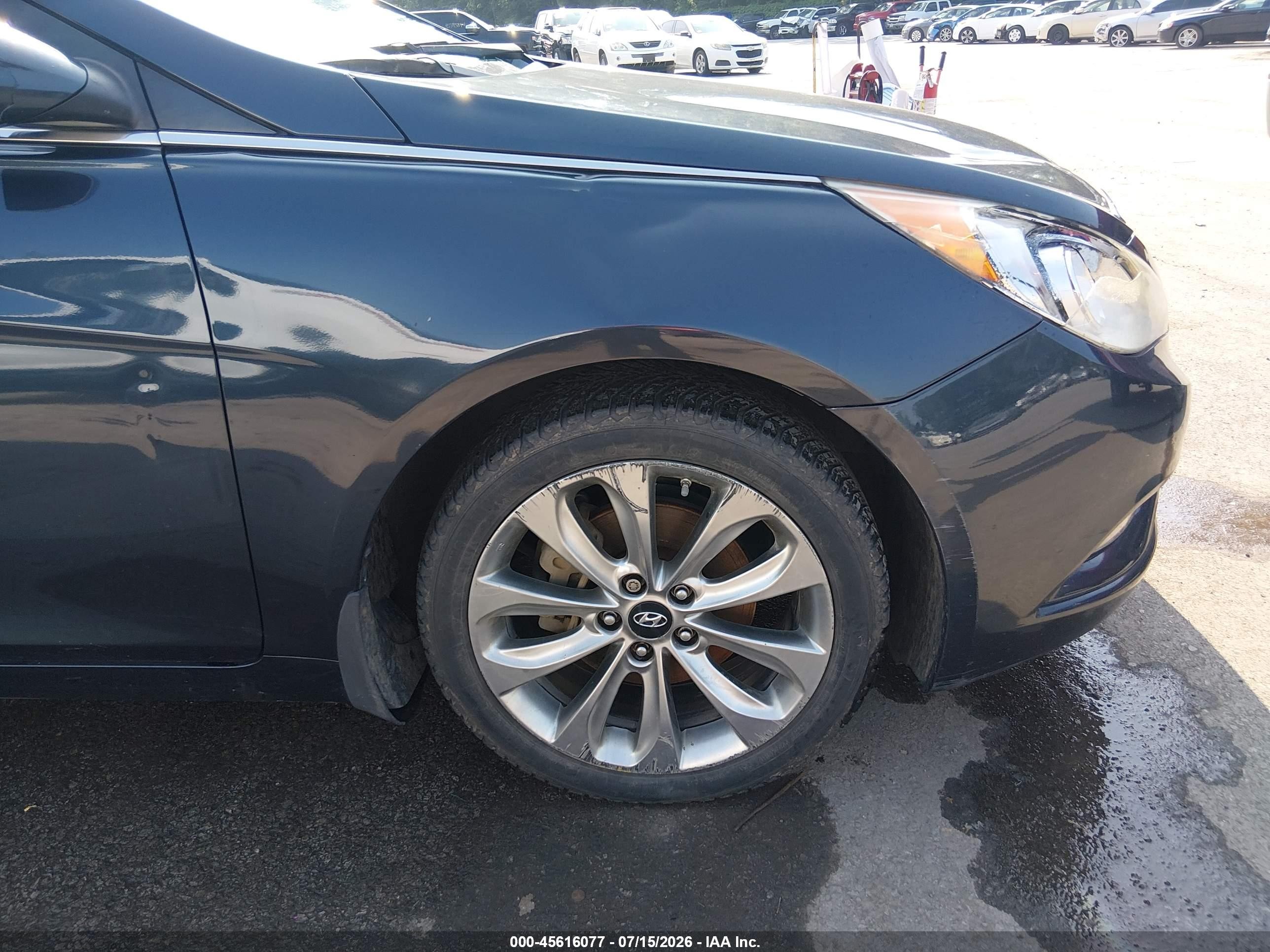 2013 Hyundai Sonata Se Серый vin: 5NPEC4AC6DH807774