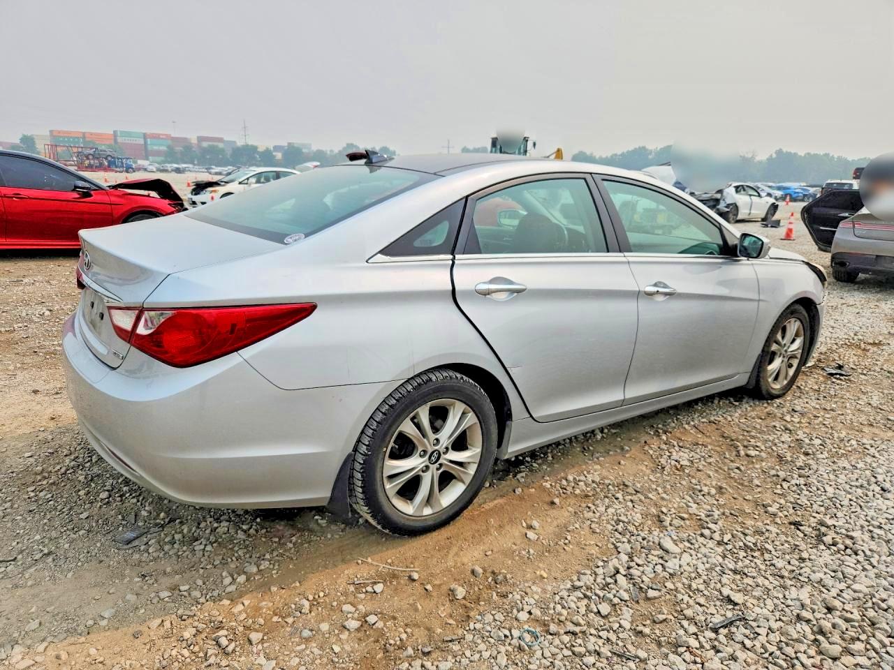 2013 Hyundai Sonata Limited Silver vin: 5NPEC4AC6DH808598