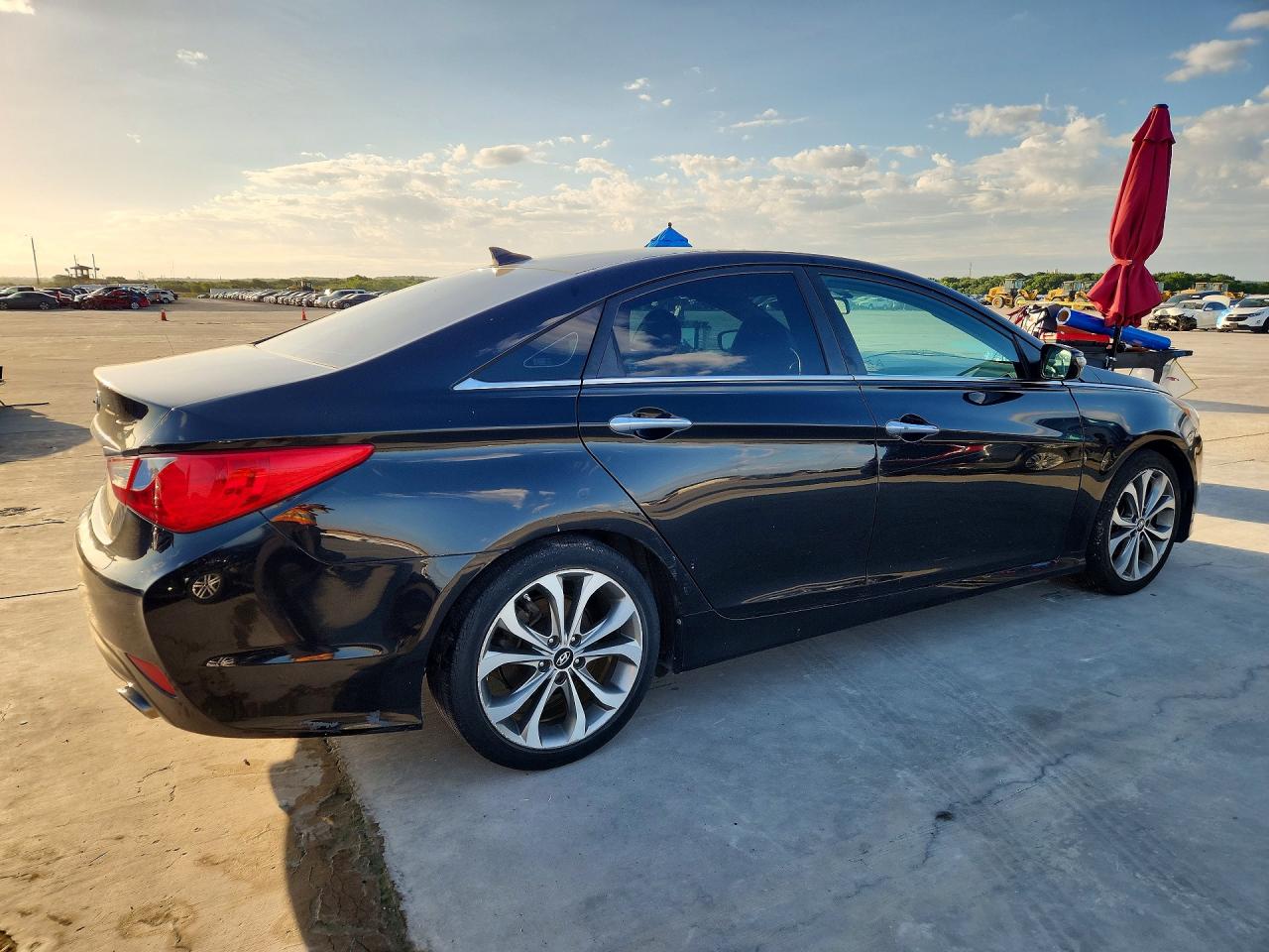 2014 Hyundai Sonata Se Черный vin: 5NPEC4AC6EH811857
