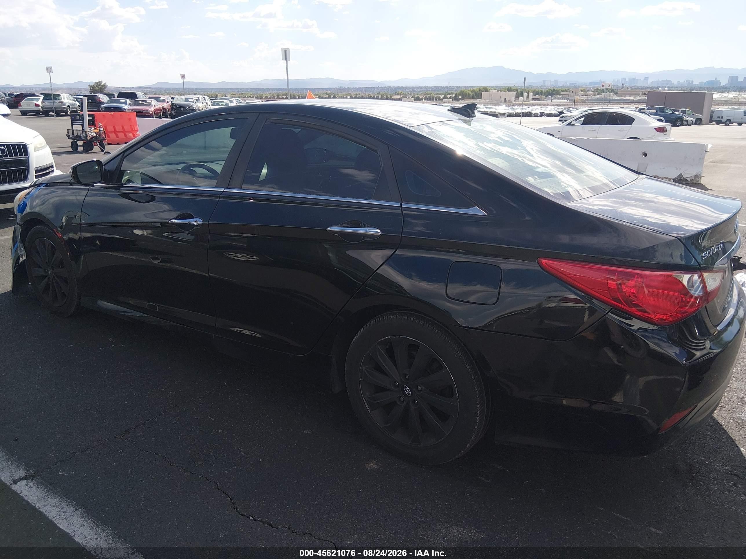 2014 Hyundai Sonata Limited Black vin: 5NPEC4AC6EH823426