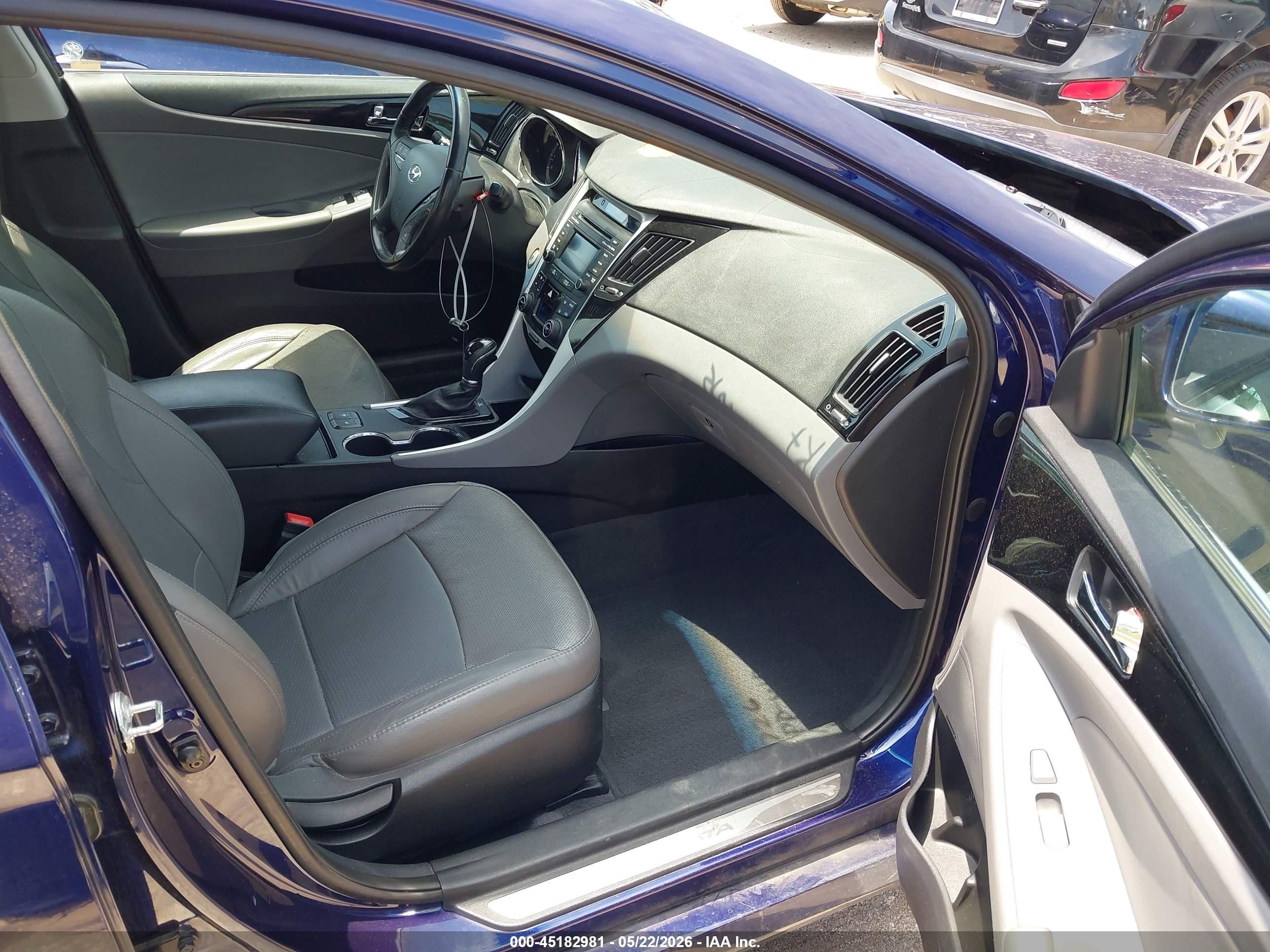 2014 Hyundai Sonata Limited Blue vin: 5NPEC4AC6EH840243